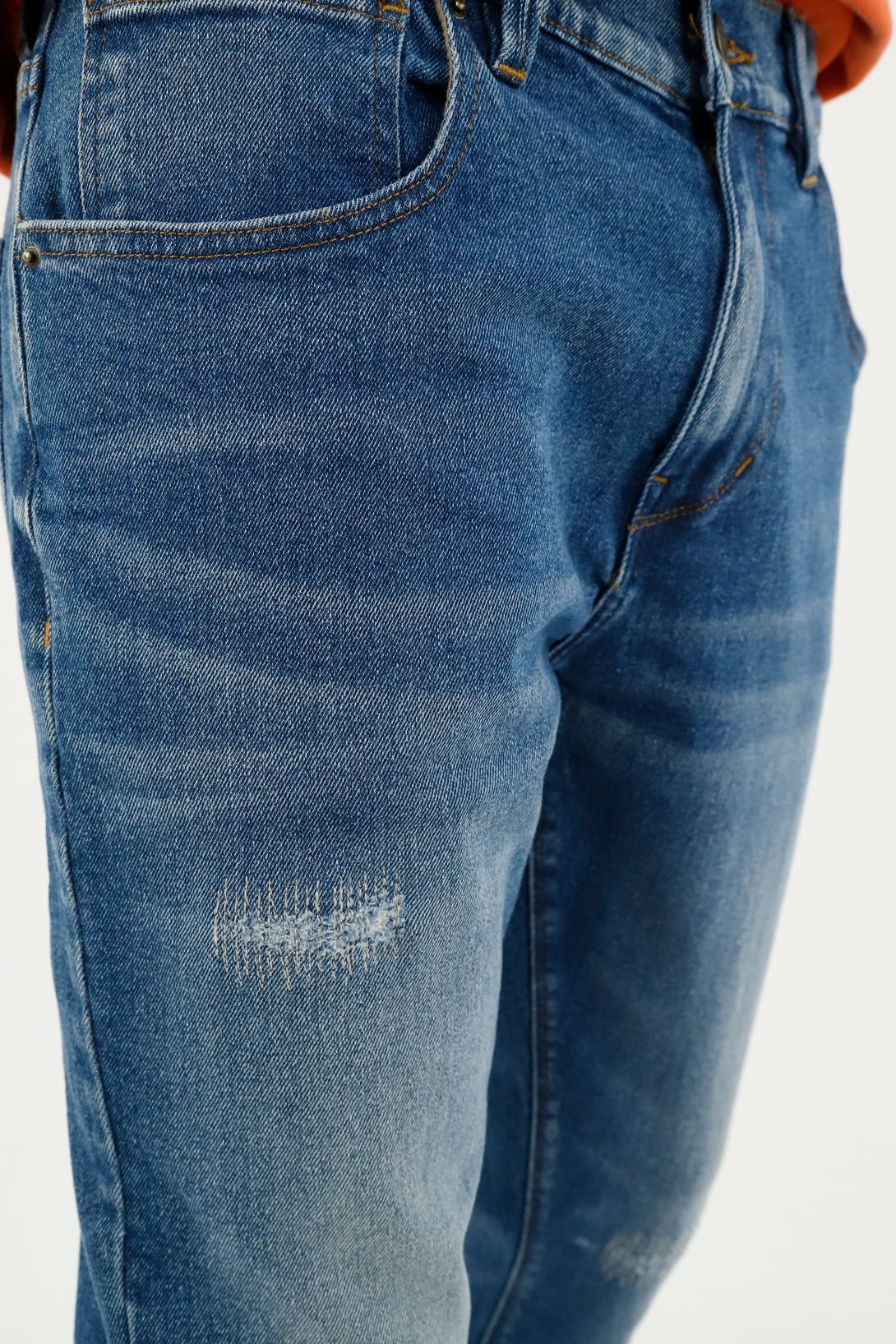 Jean azul Nudy para hombre