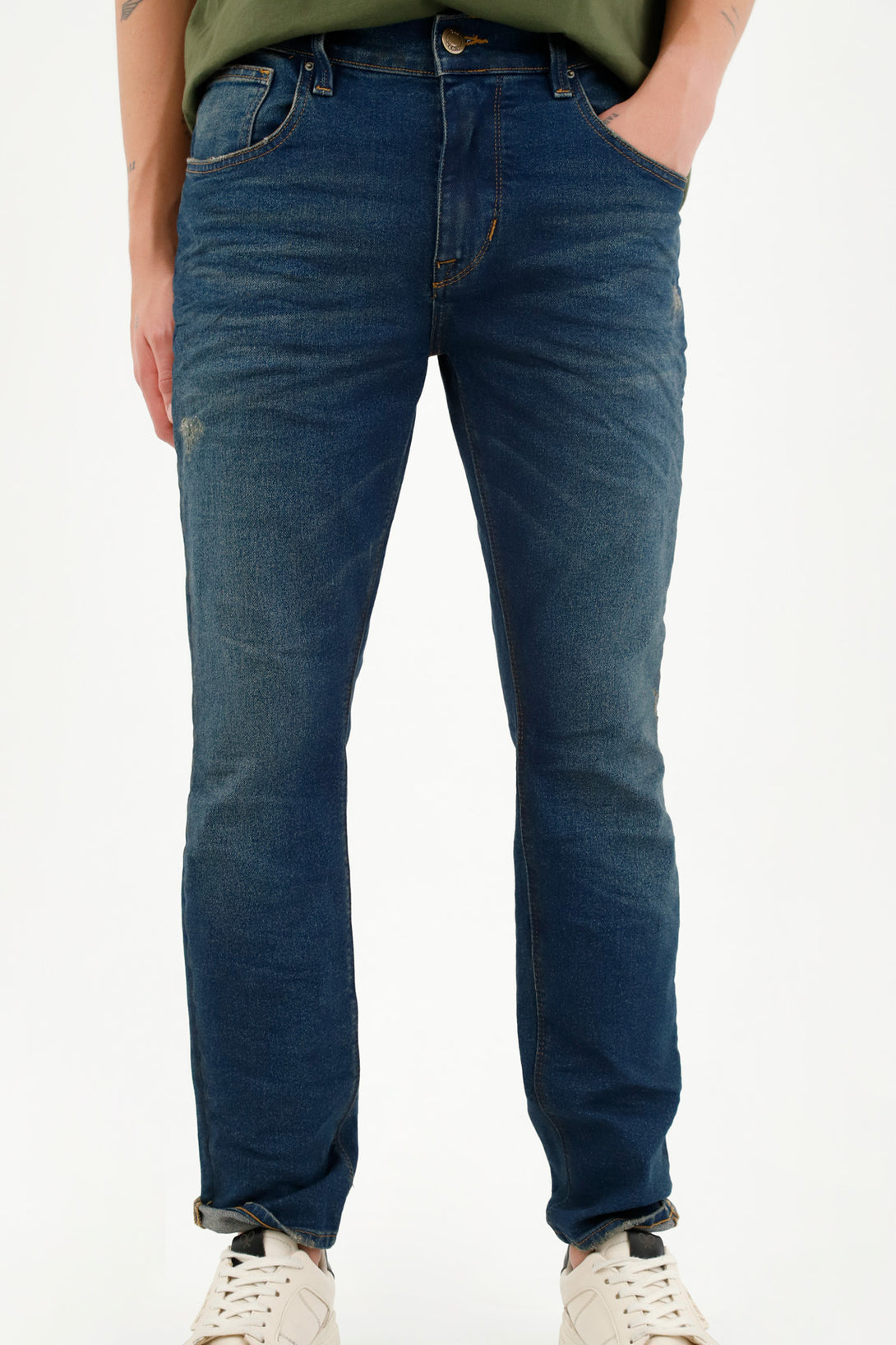 Jean azul Nudy para hombre