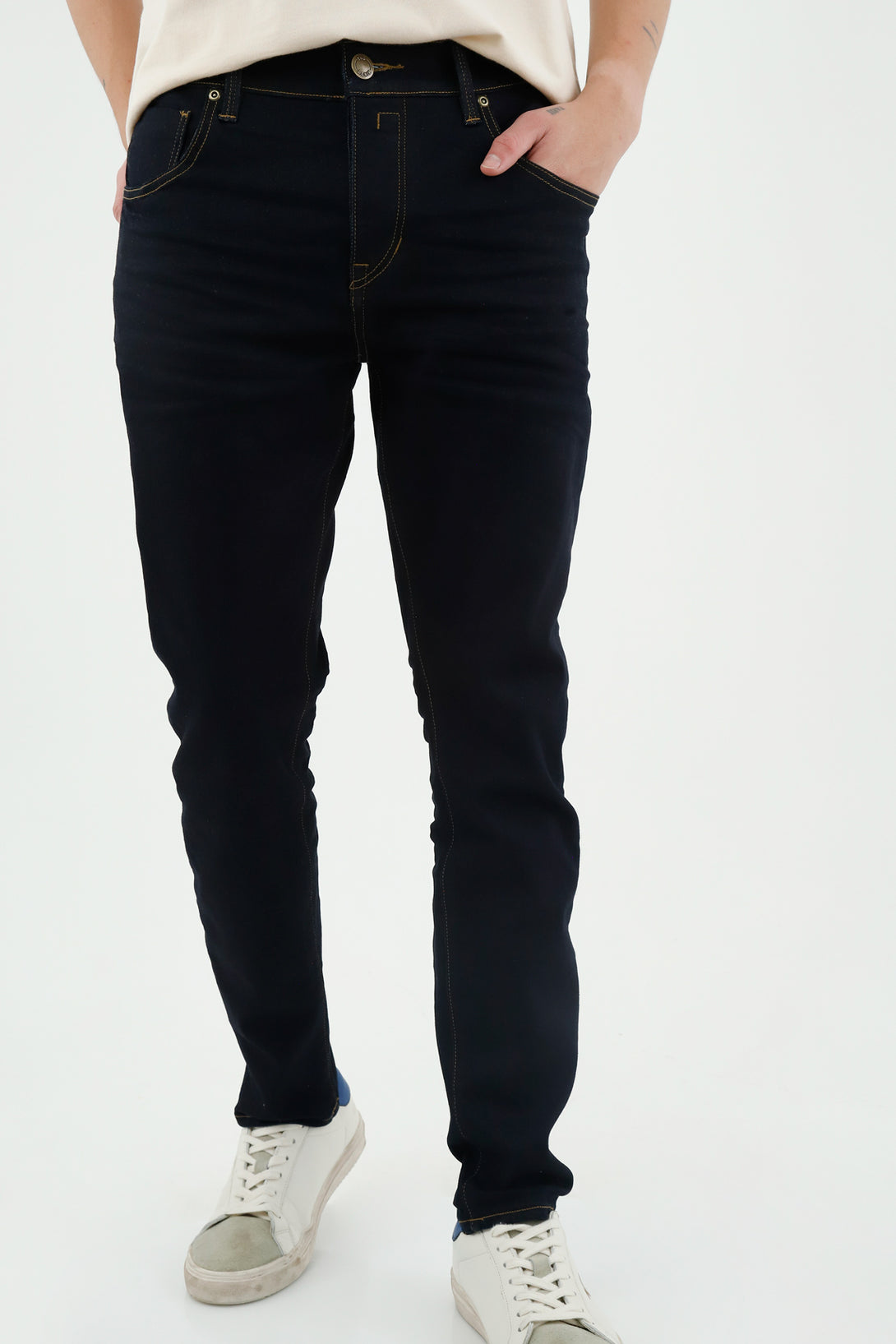 Men's Classic Blue Skinny Jeans