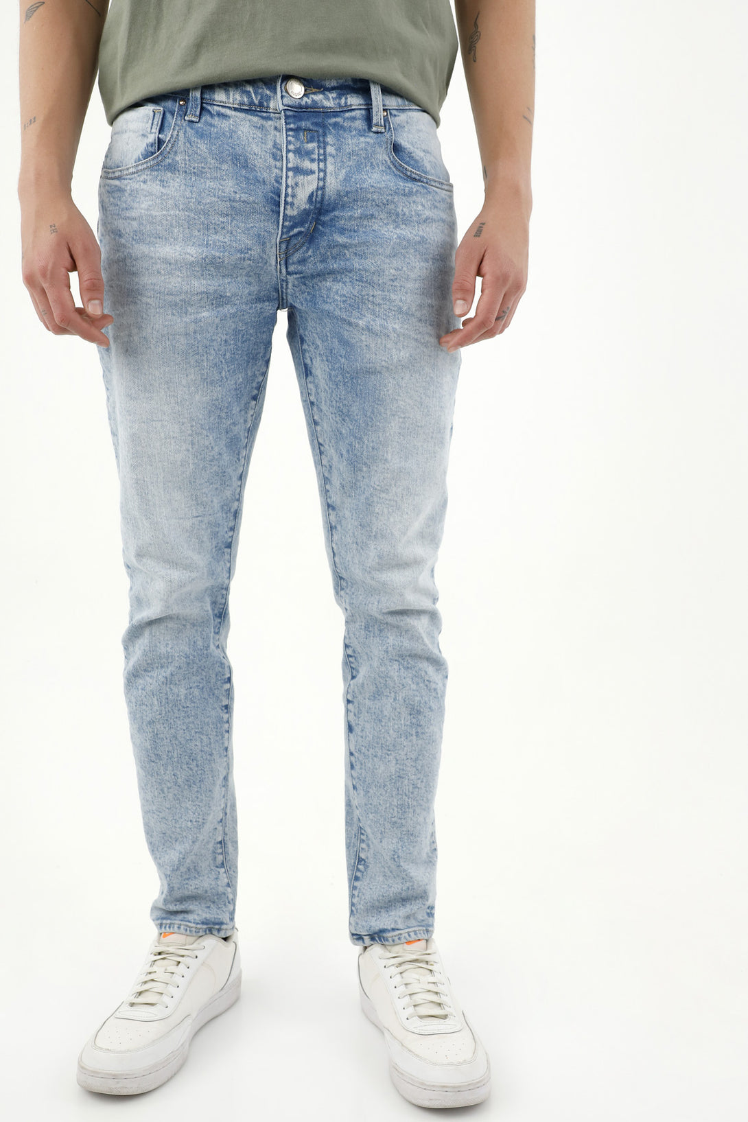 Jean Skinny azul para hombre