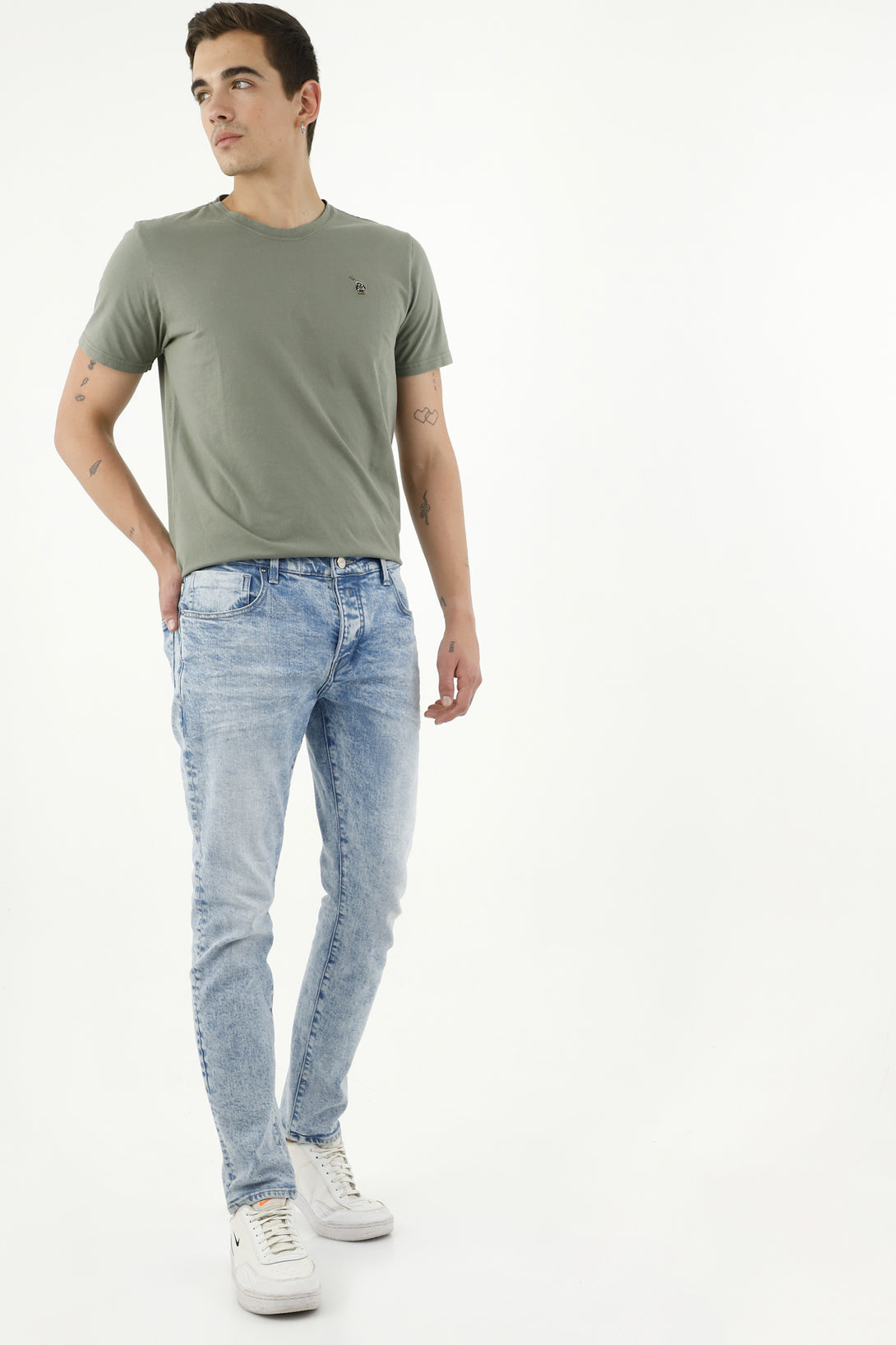 Jean Skinny azul para hombre