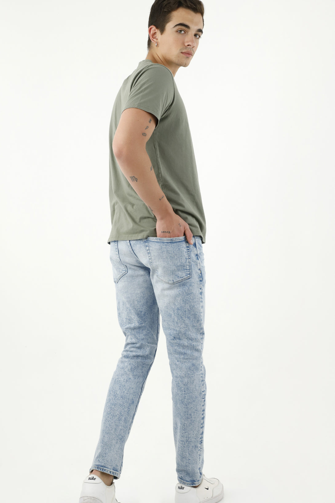 Jean Skinny azul para hombre