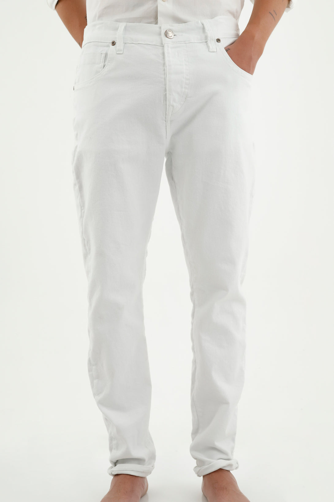 Men's White Skinny Jeans