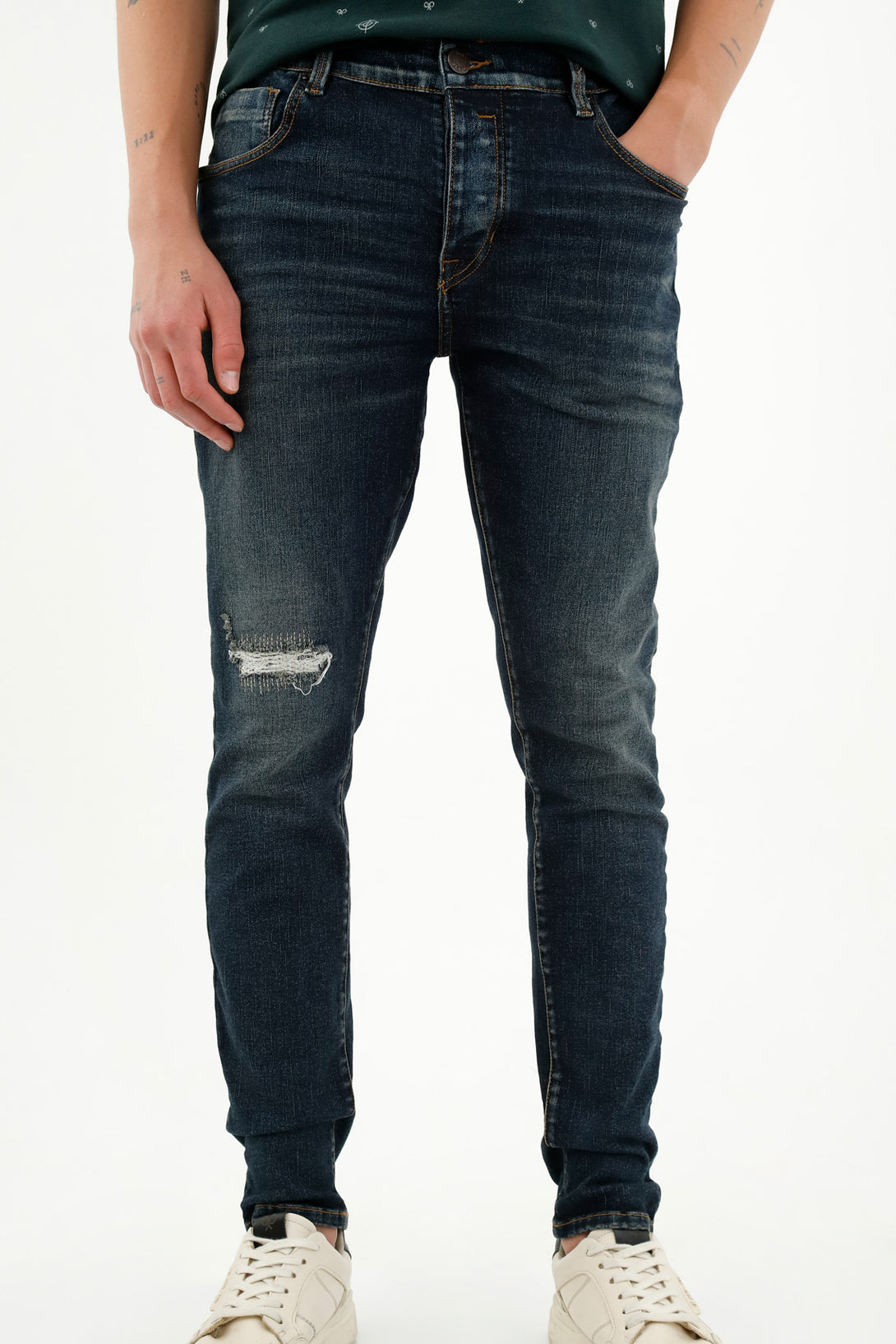 Jean azul Skinny para hombre