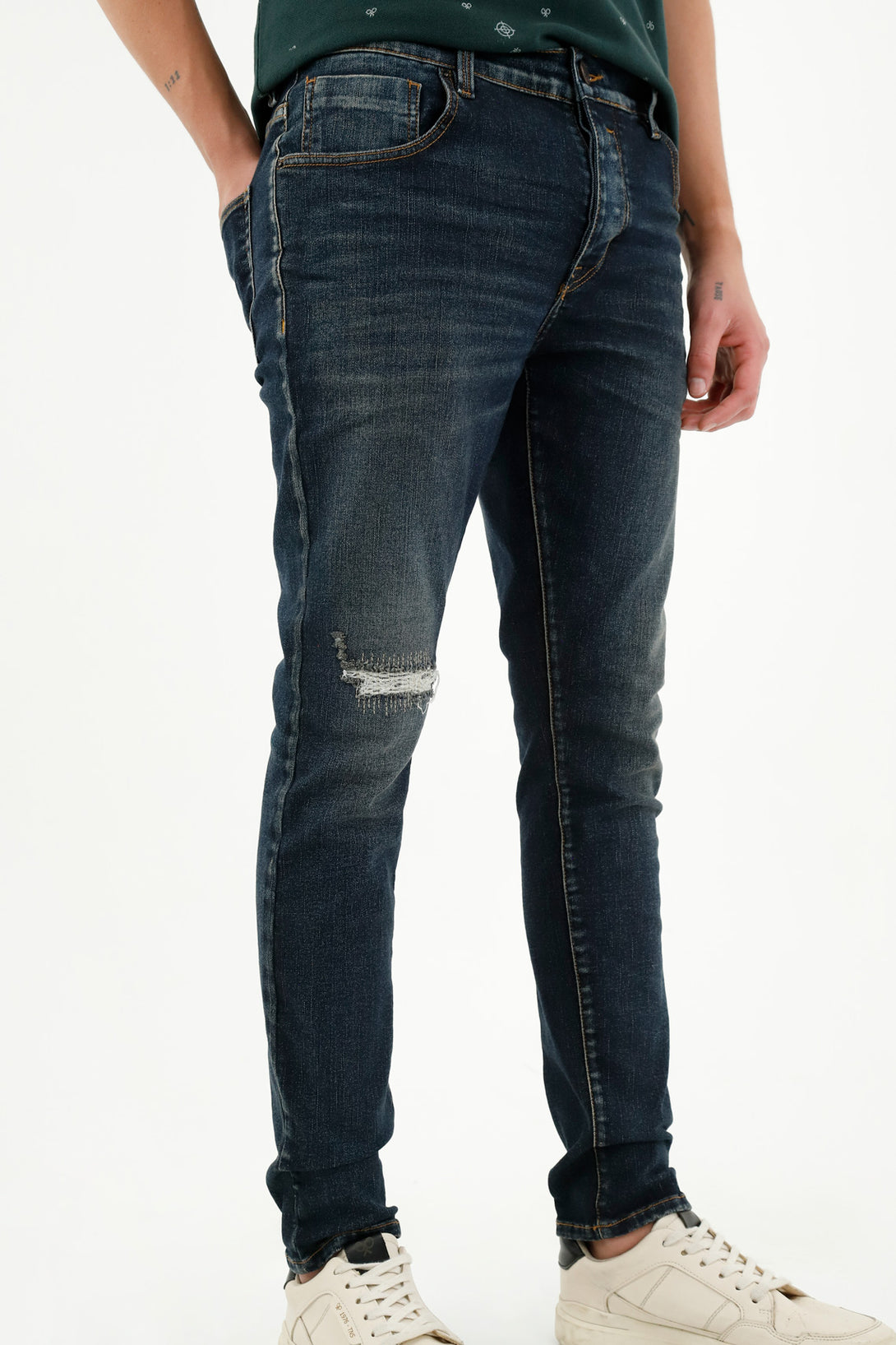 Jean azul Skinny para hombre