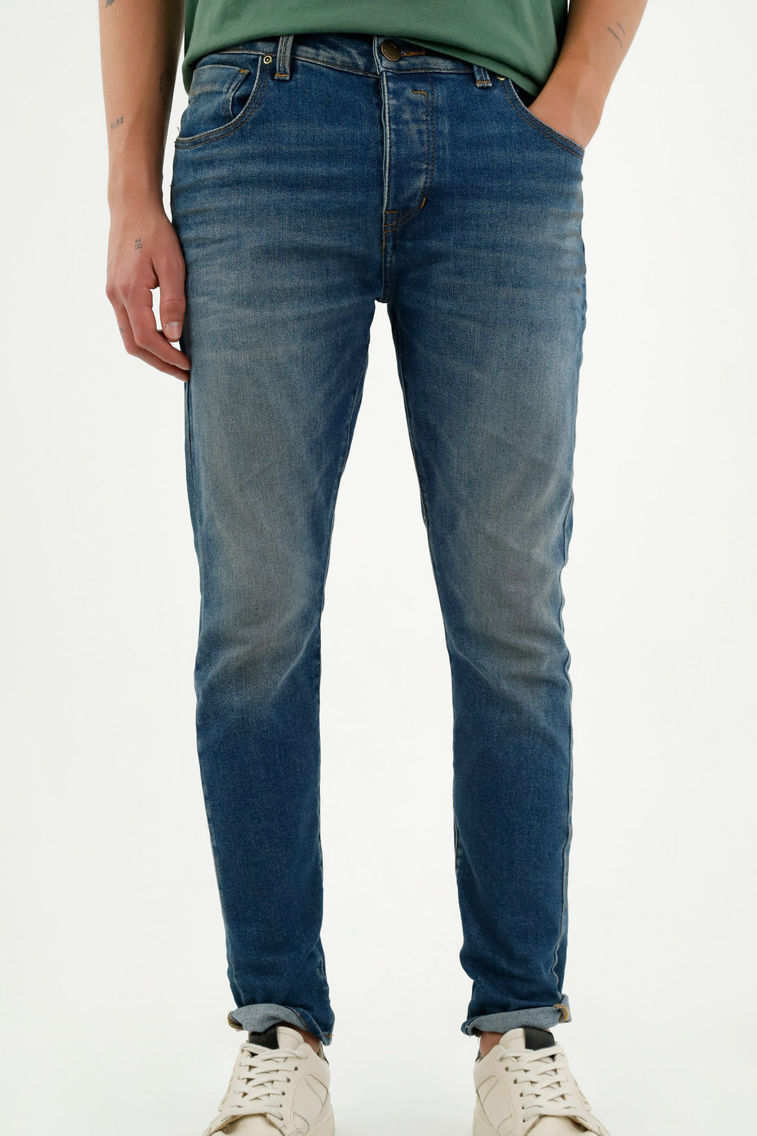 Men's Blue Skinny Jeans