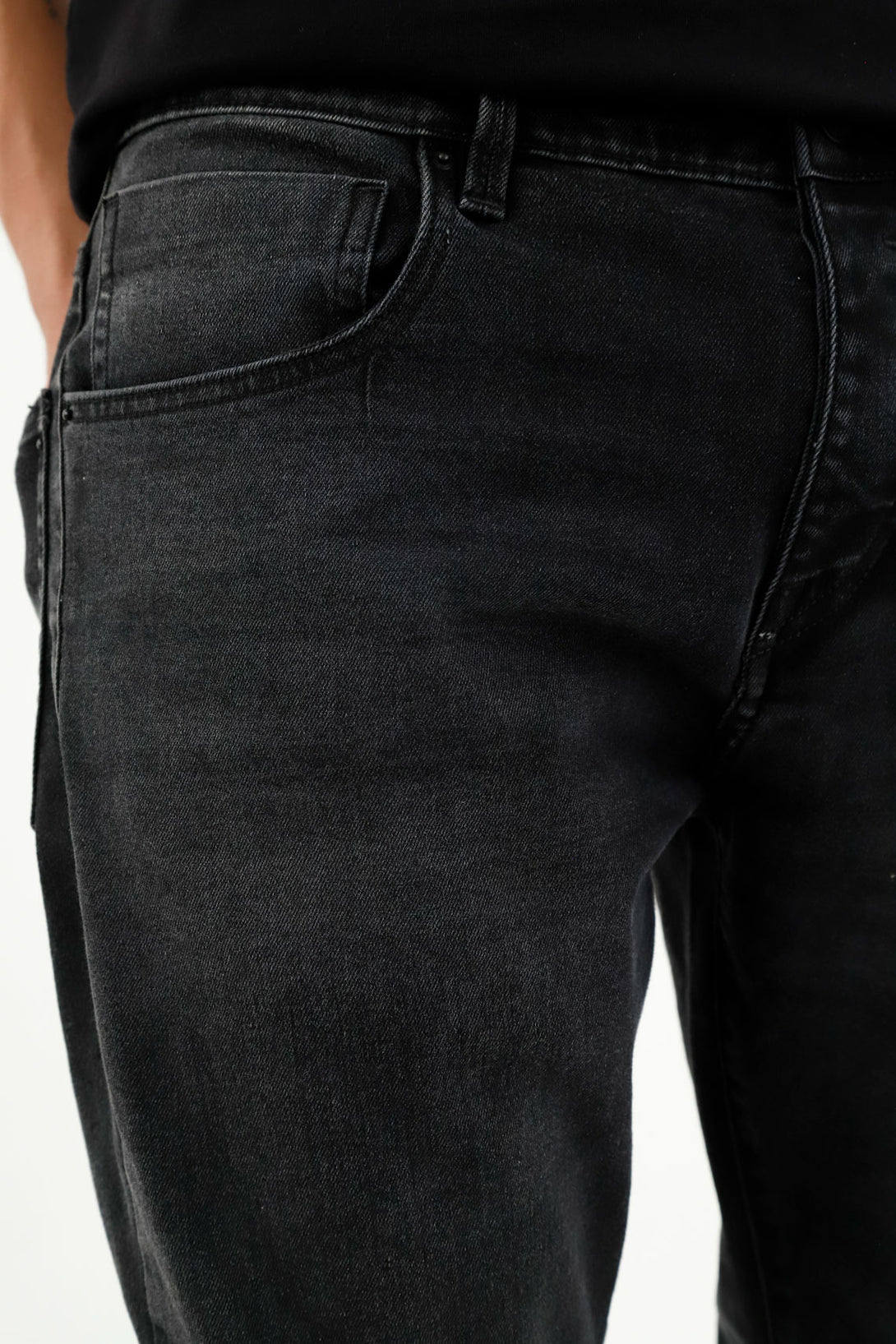 Jean Skinny black denim para hombre