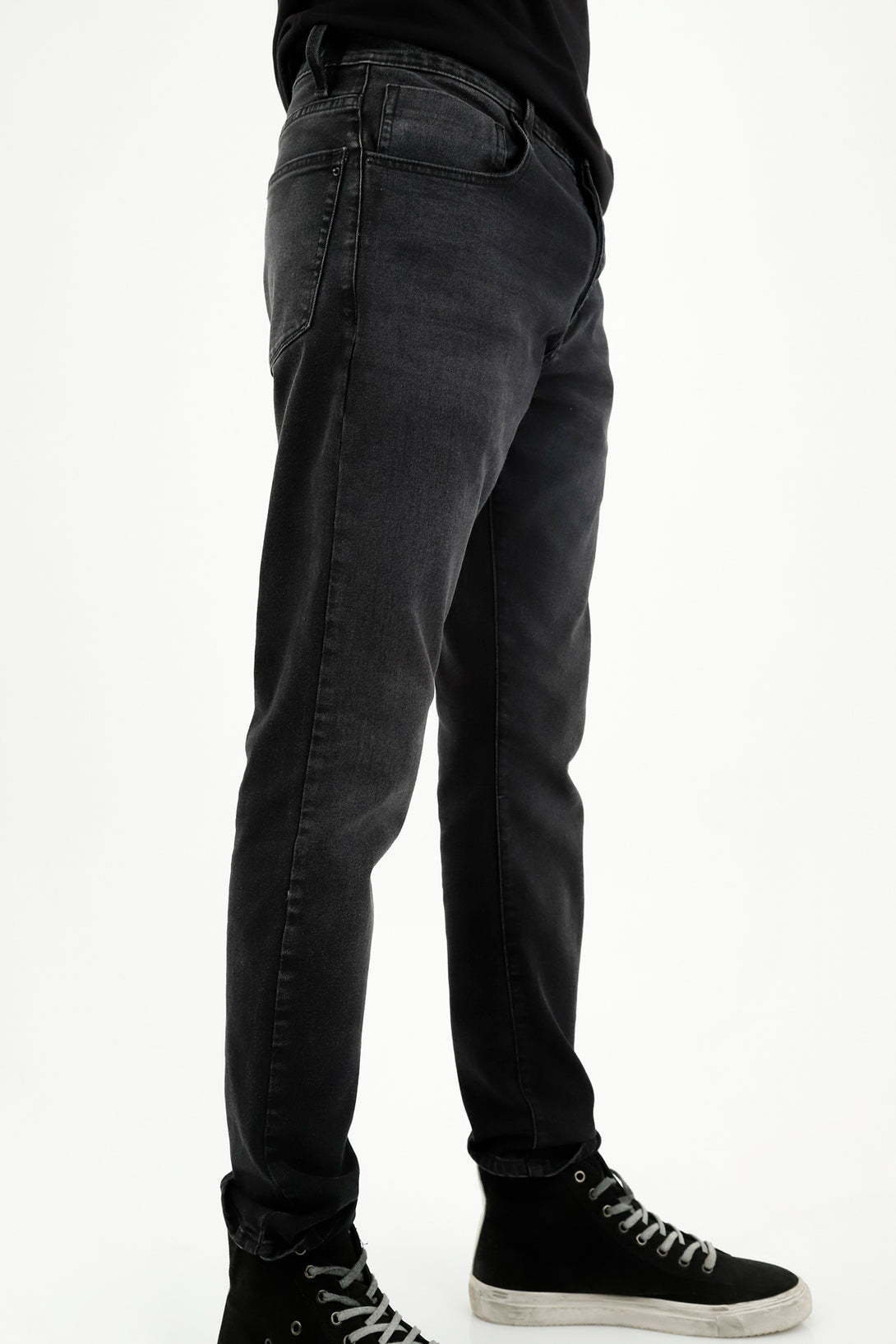 Jean Skinny black denim para hombre