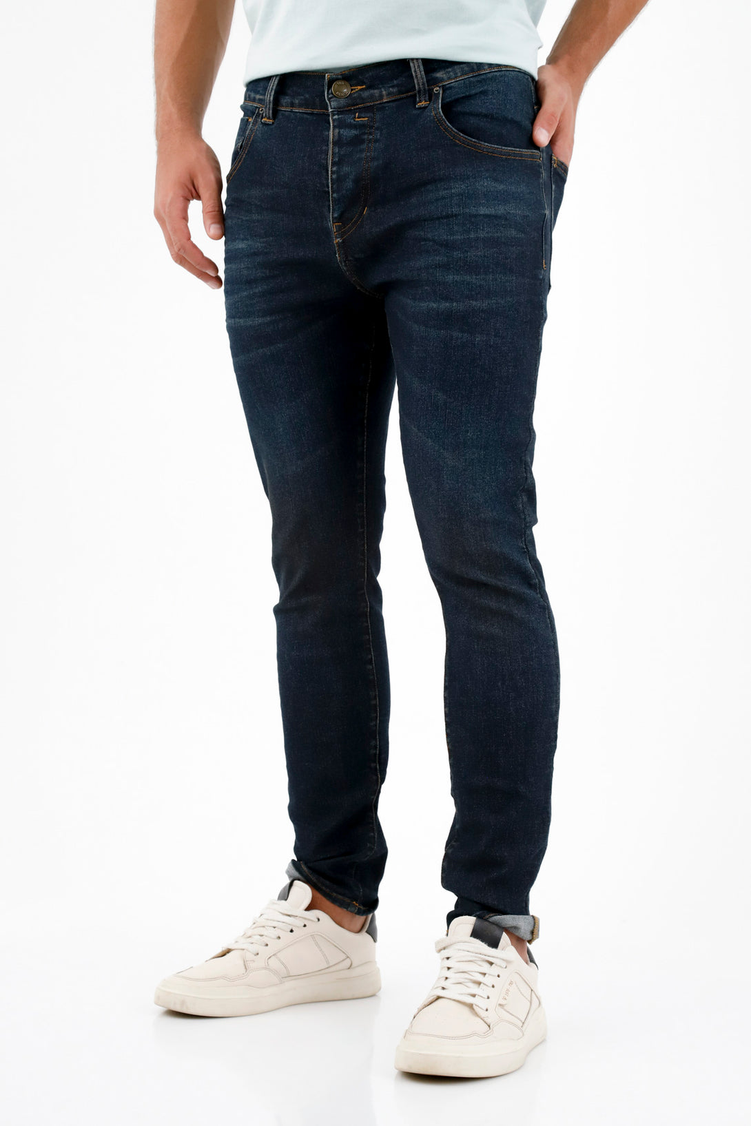 Jean Skinny tono oscuro para hombre