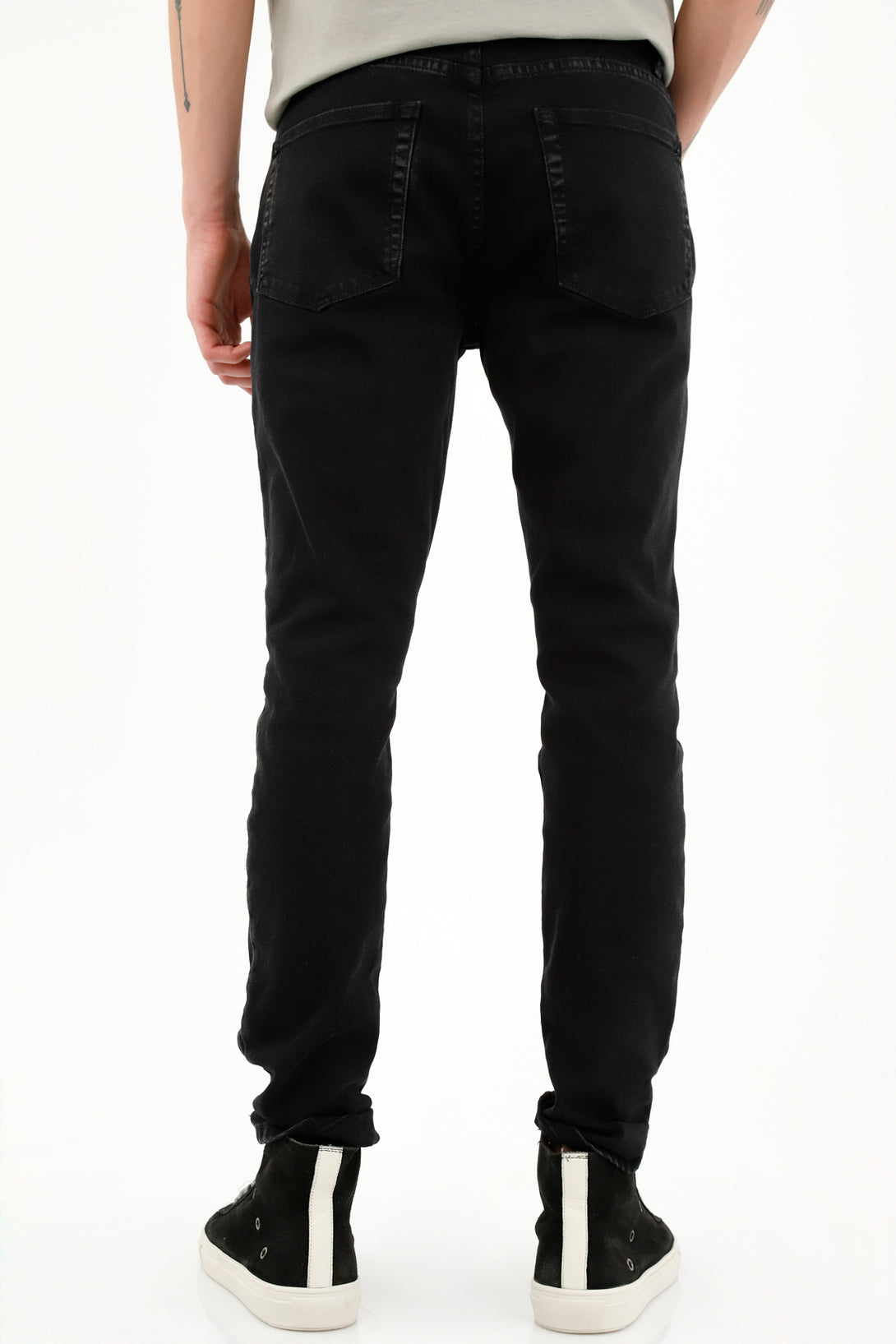 Jean Skinny fit negro para hombre