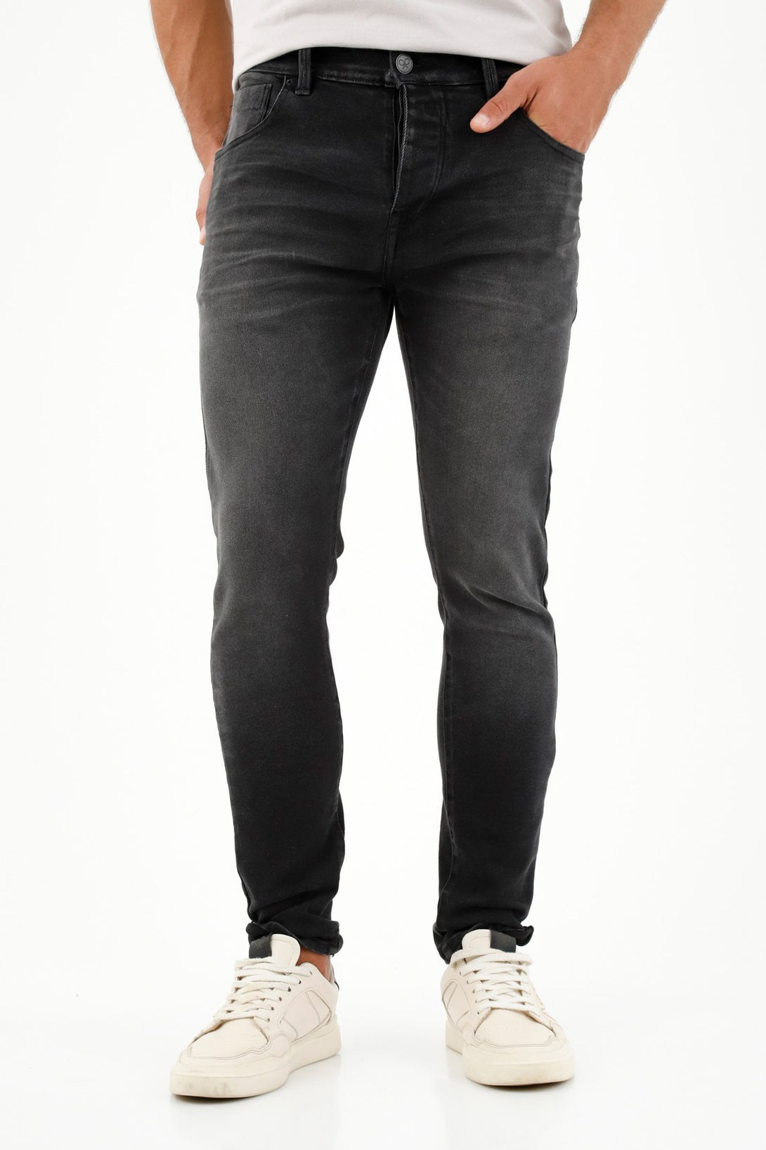 Men's Super Skinny Black Denim Jeans