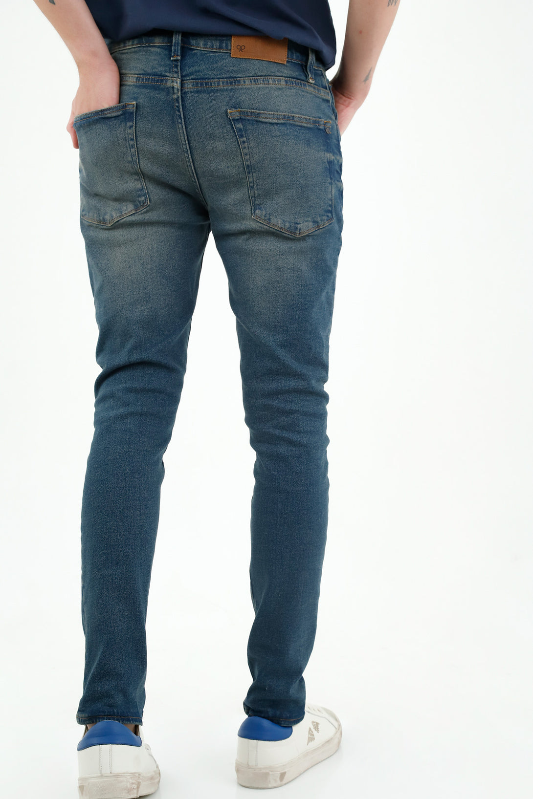 Jean Super Skinny azul para hombre