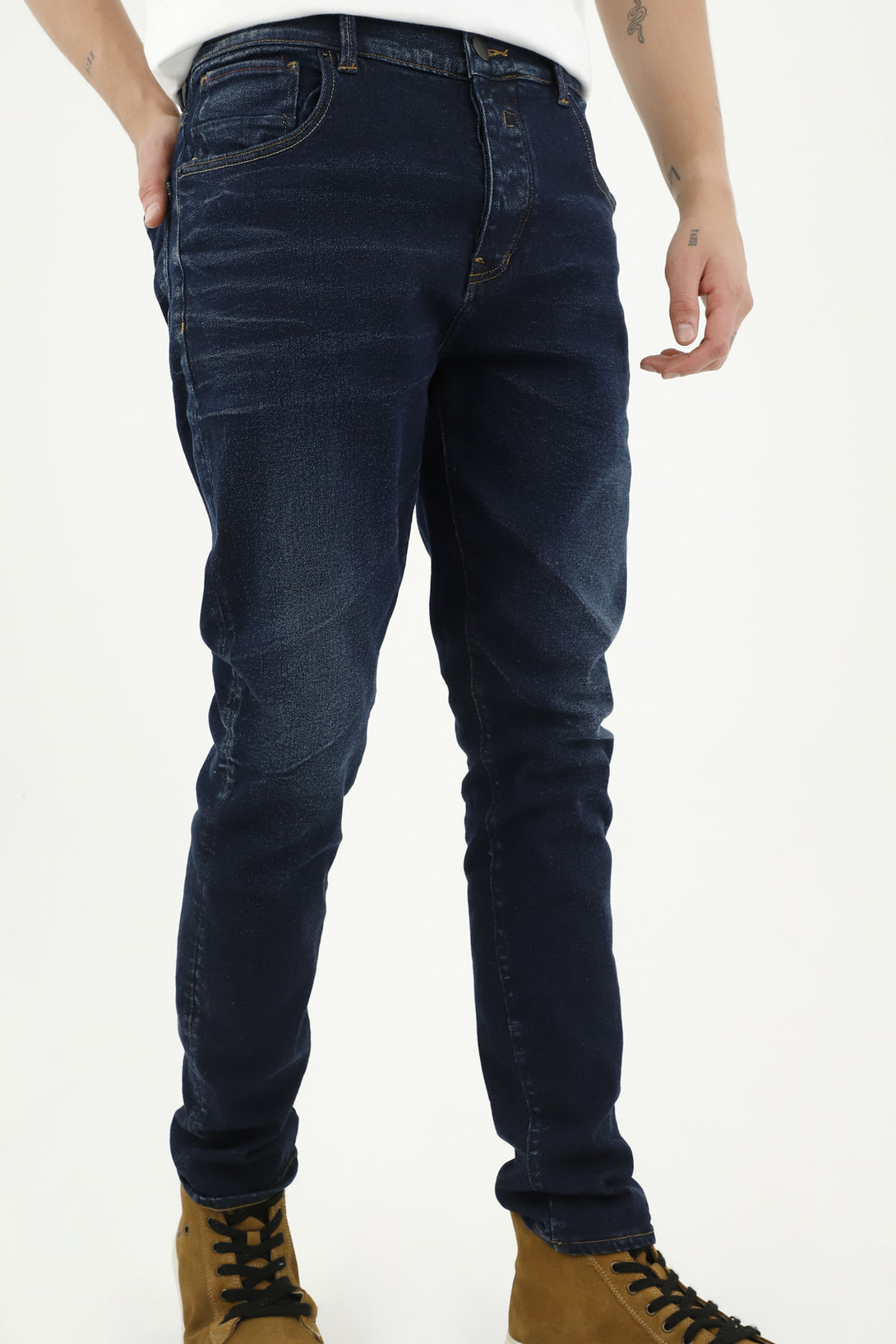 Men's Super Skinny Blue Jeans