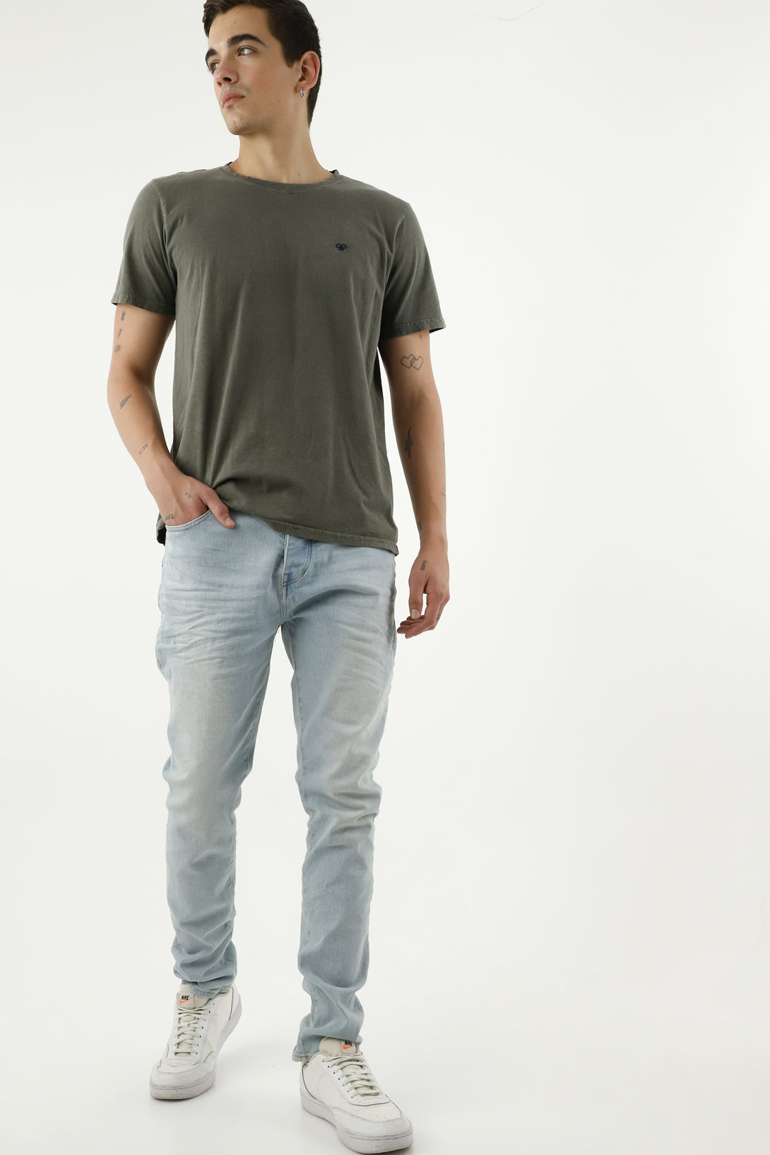 Jean Super Skinny azul para hombre