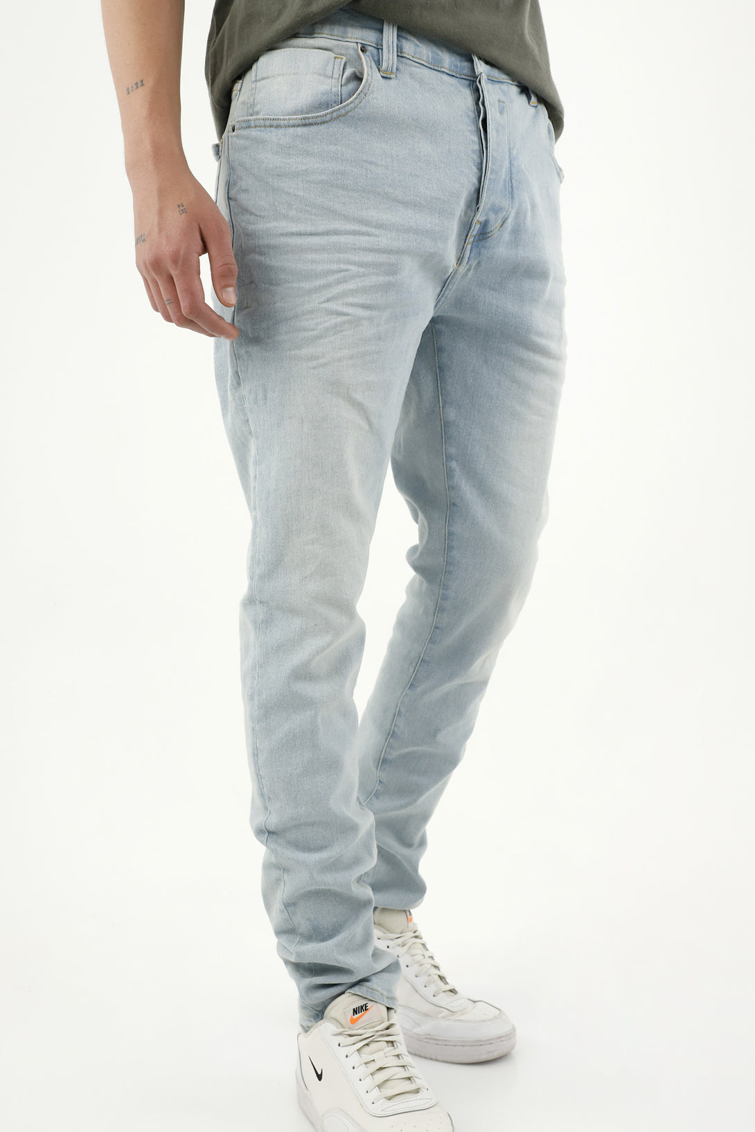 Jean Super Skinny azul para hombre