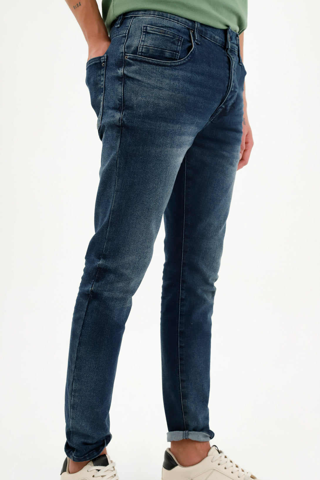 Jean Super Skinny azul para hombre