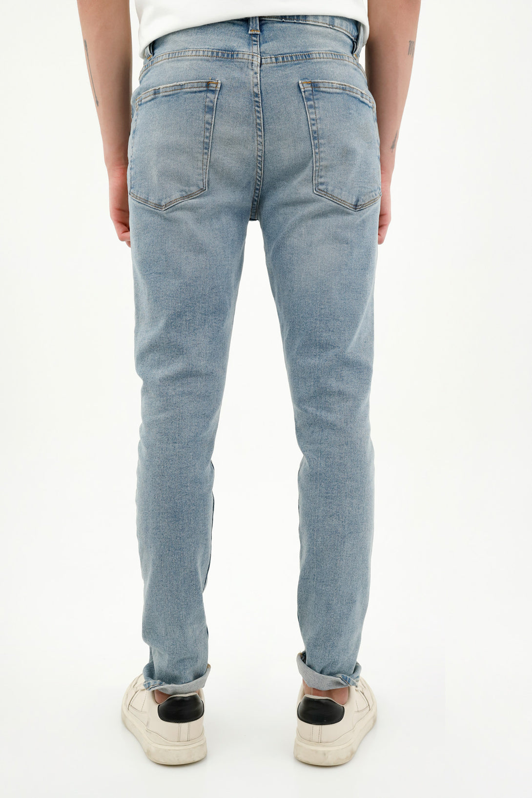 Jean Súper Skinny denim claro para hombre