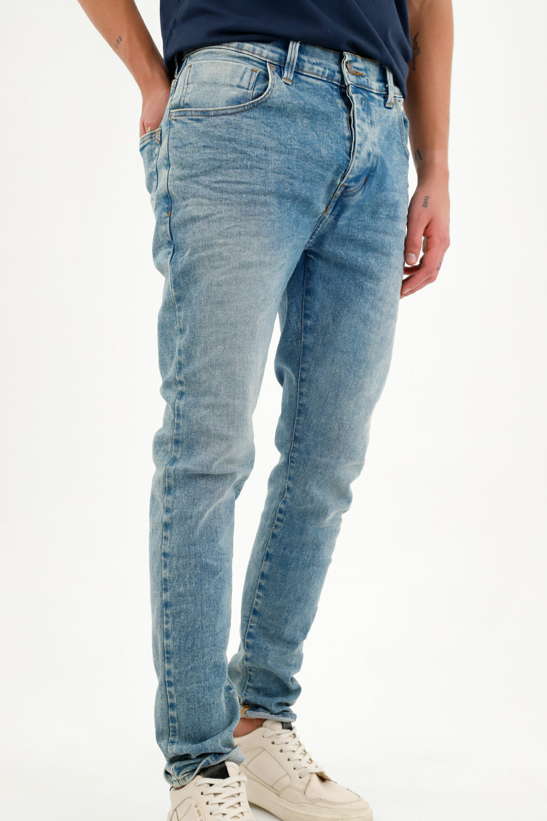 Men's Super Skinny Blue Jeans