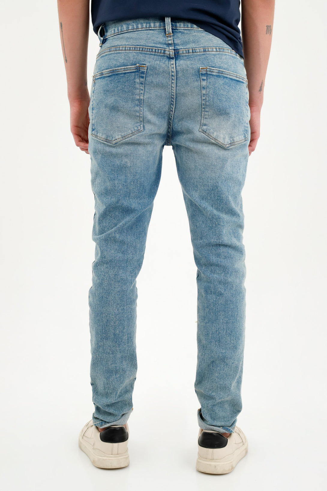 Men's Super Skinny Blue Jeans