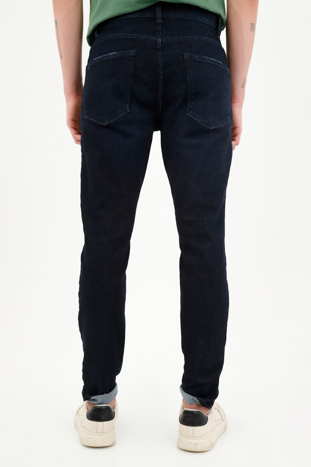 Men's Button-Fly Blue Jeans