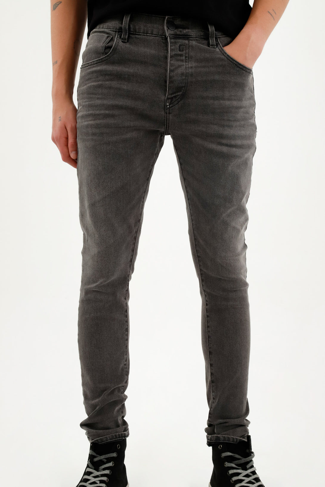 Men's Black Super Skinny Jeans