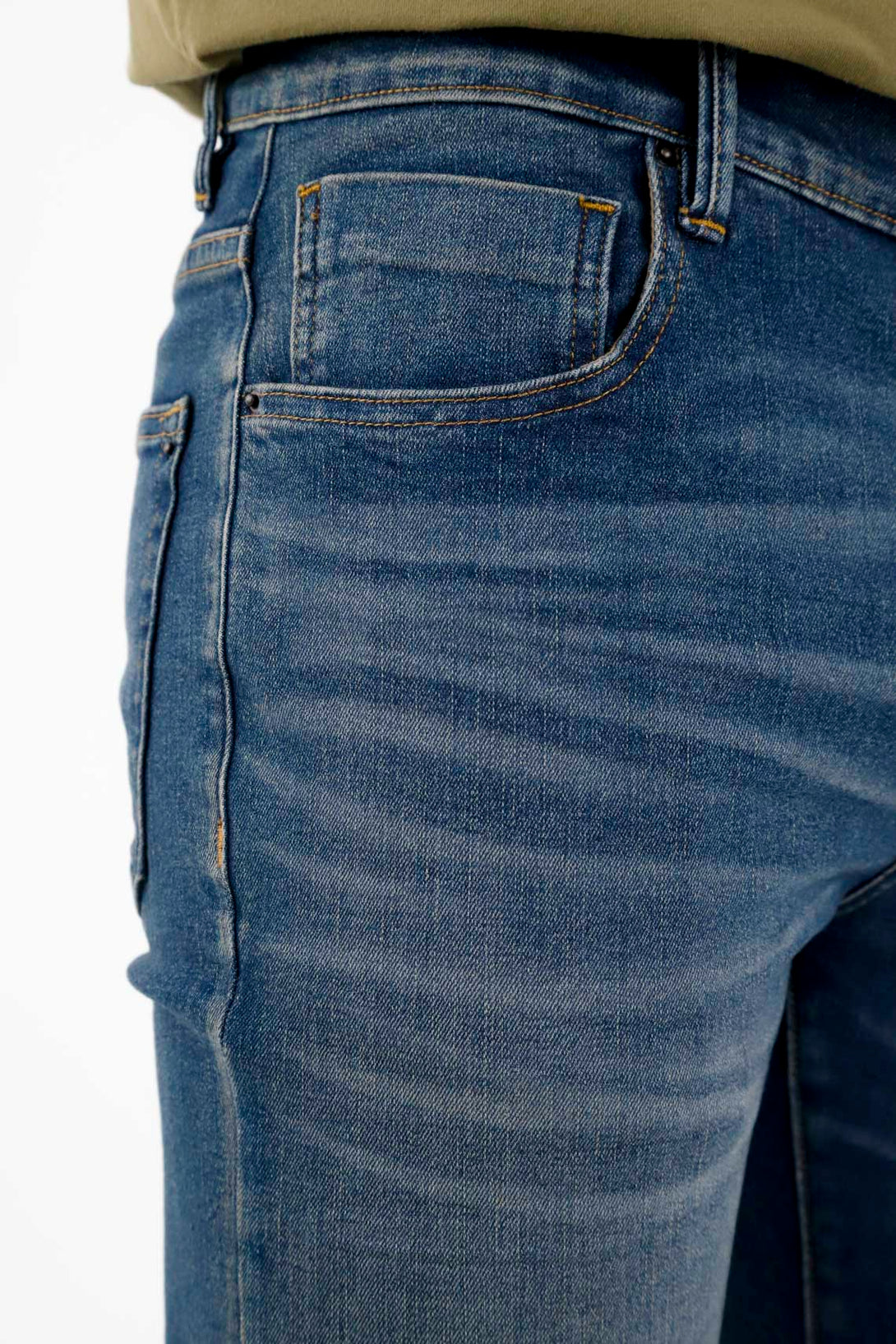 Jean Super Skinny azul para hombre