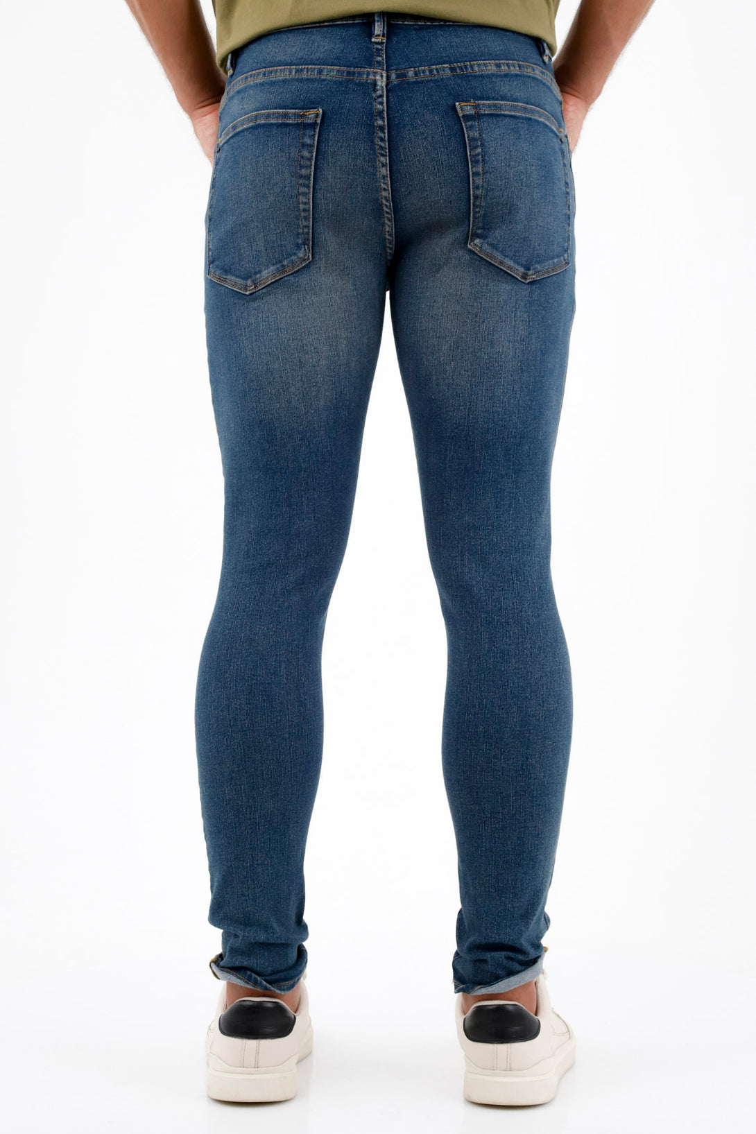 Men's Super Skinny Blue Jeans