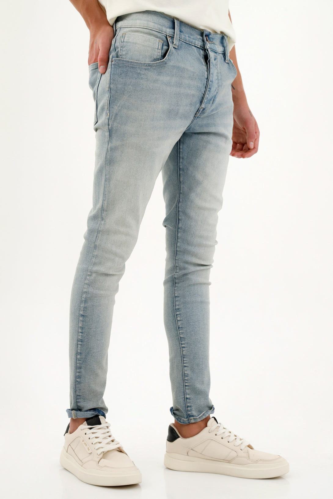 Jean azul Súper Skinny para hombre