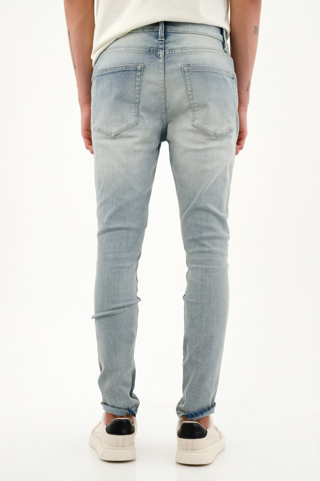 Jean azul Súper Skinny para hombre