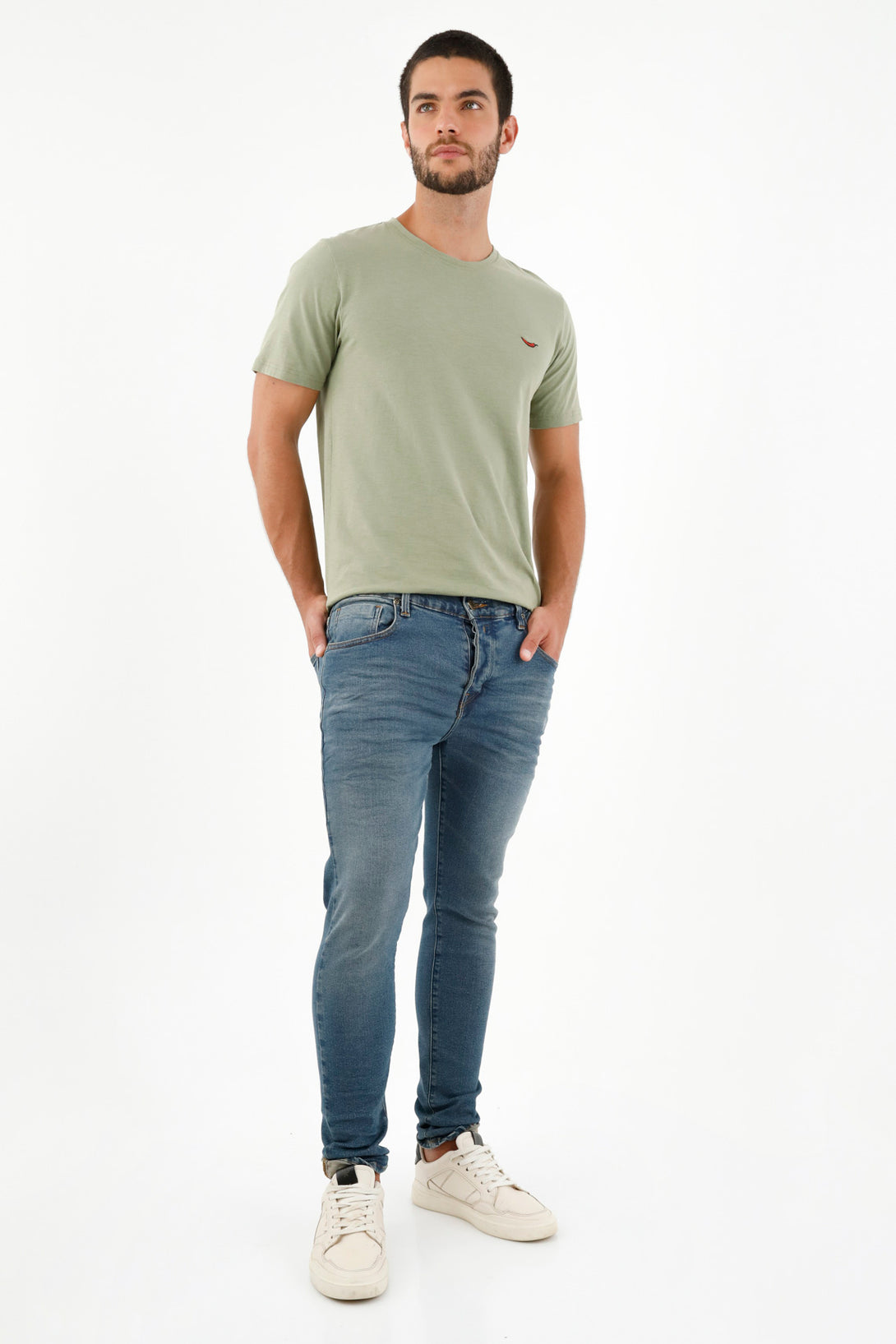 Men's Super Skinny Blue Jeans