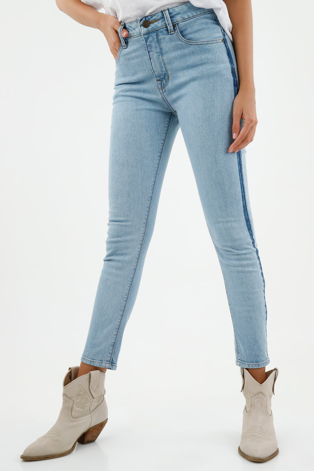 Women's Classic Super Slim Blue Jeans