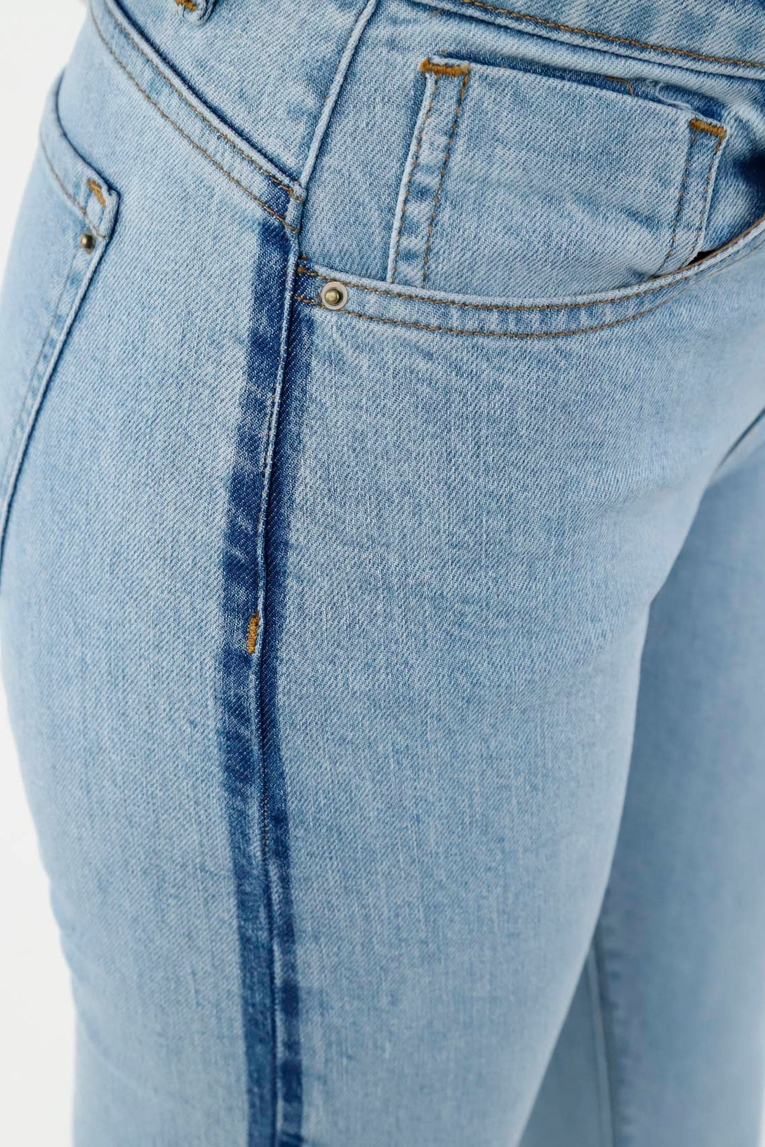 Jean Super Slim azul para mujer