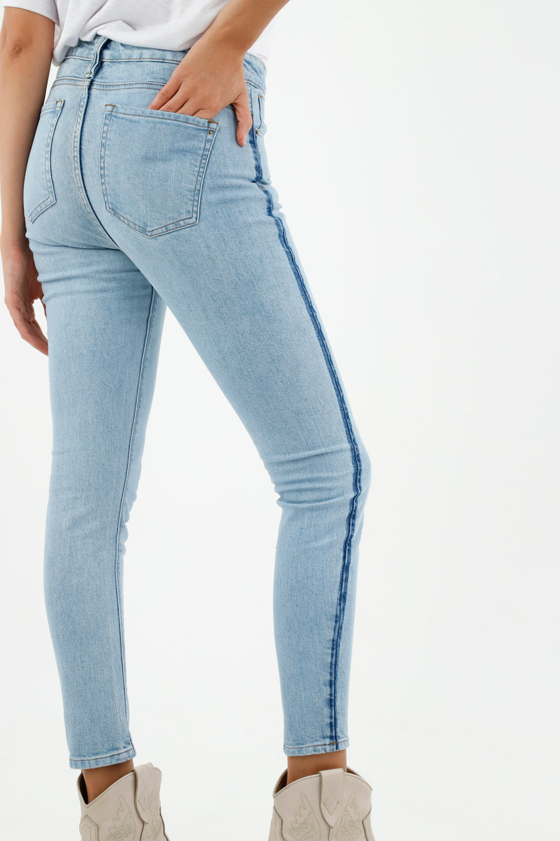 Women's Classic Super Slim Blue Jeans