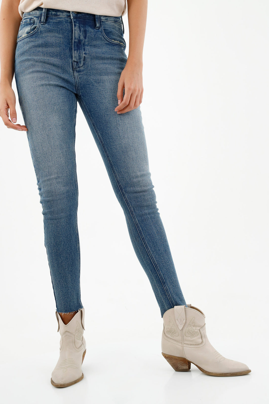 Women's Super Slim Blue Jeans