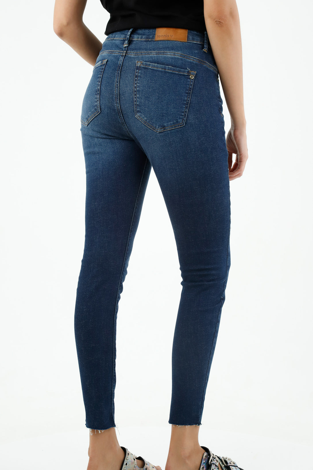 Jean Super Slim azul para mujer