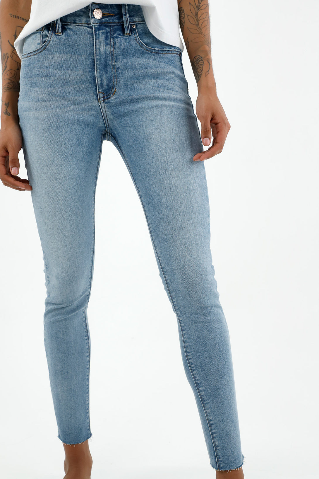 Jean Super Slim azul para mujer