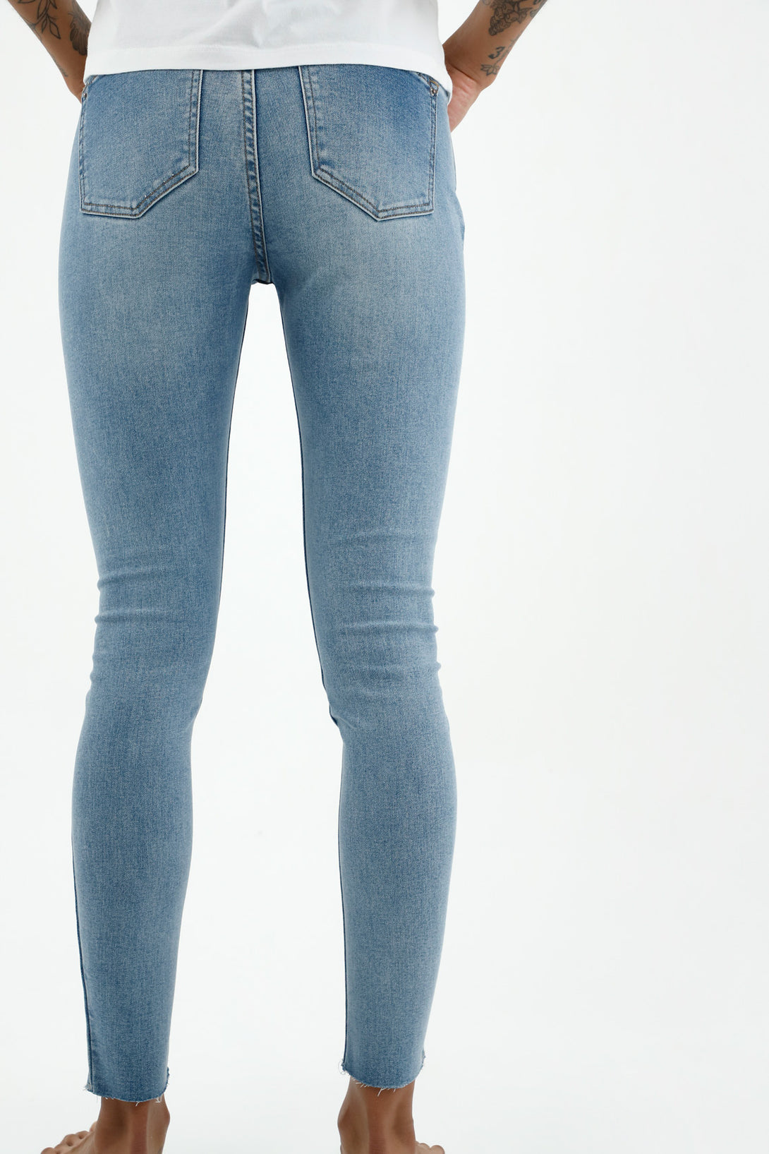 Jean Super Slim azul para mujer