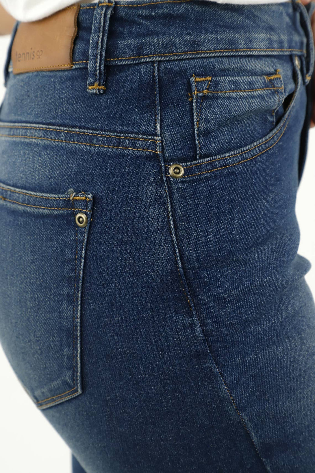 Jean Super Slim azul para mujer