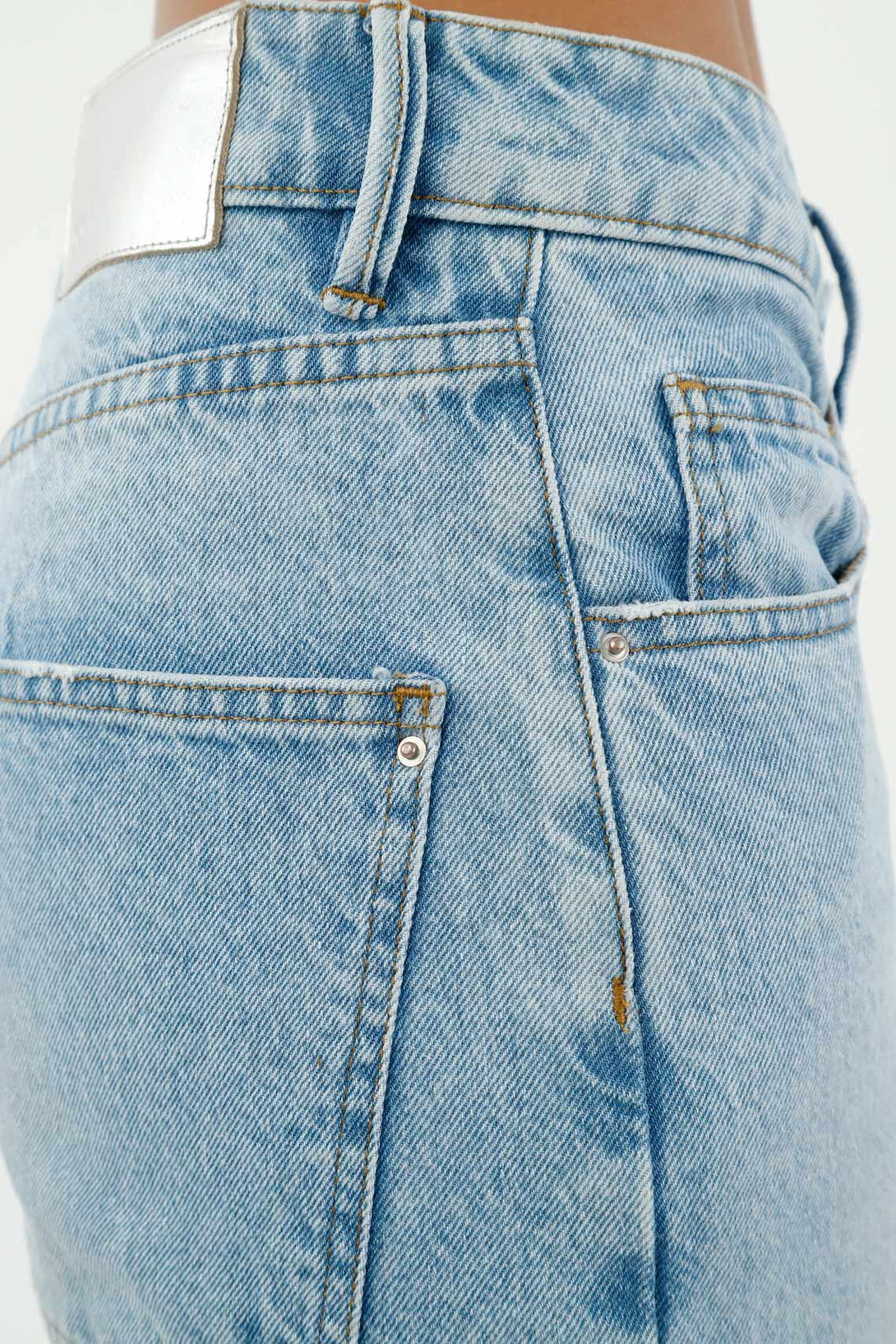 Women's Shiny Blue Jeans