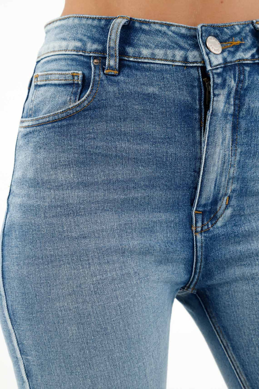 Jean Super Slim azul para mujer