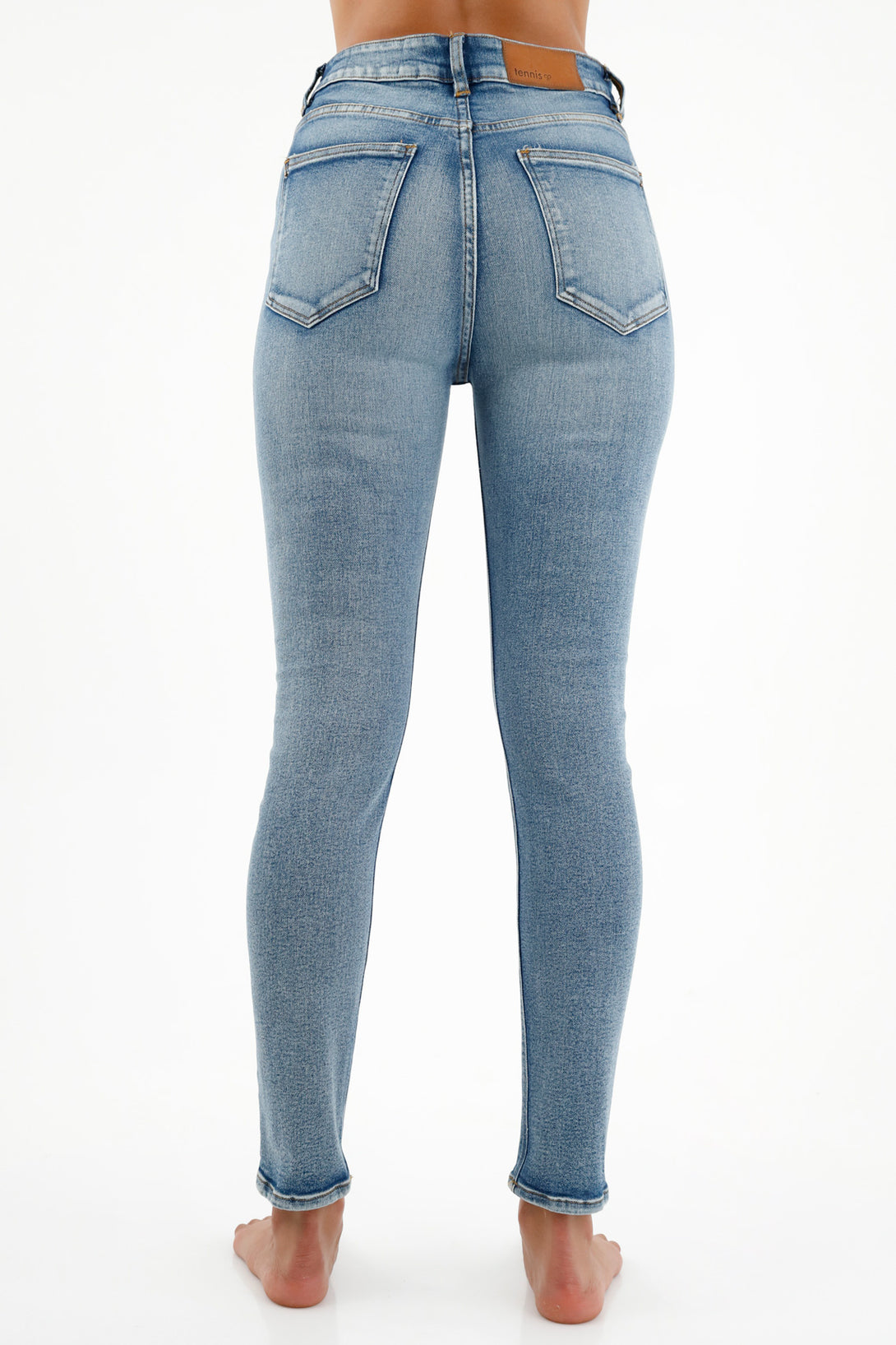 Women's Classic Super Slim Blue Jeans