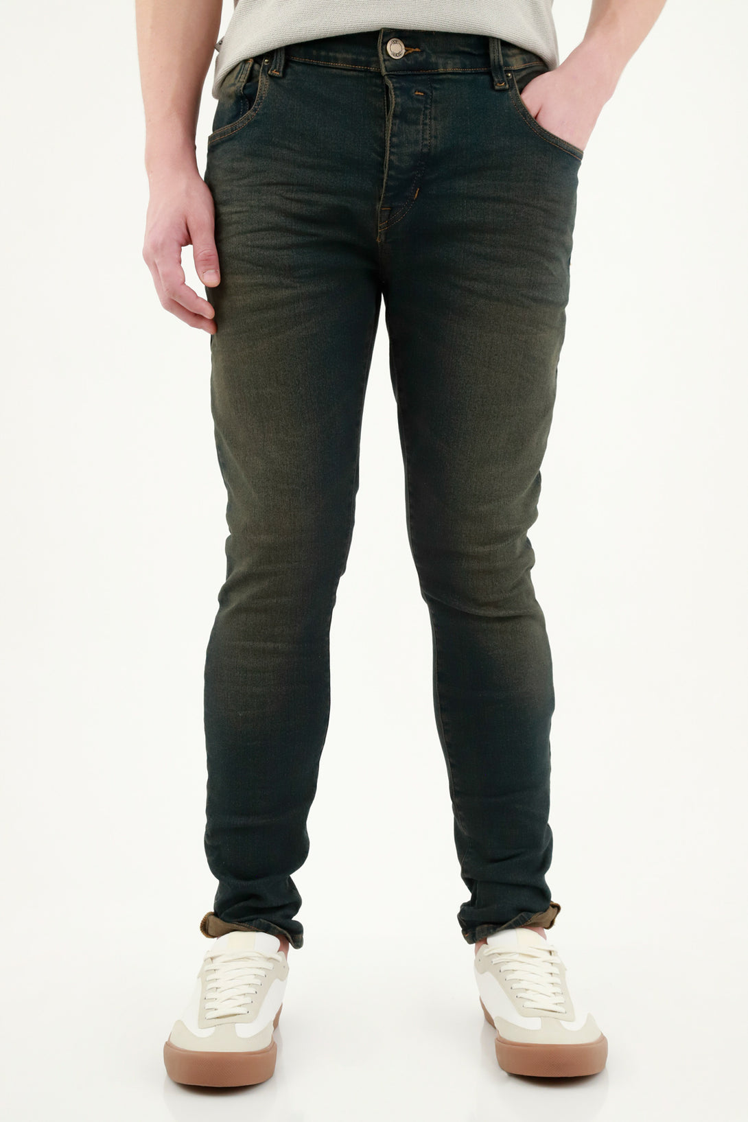 Men's Highlighted Blue Jeans