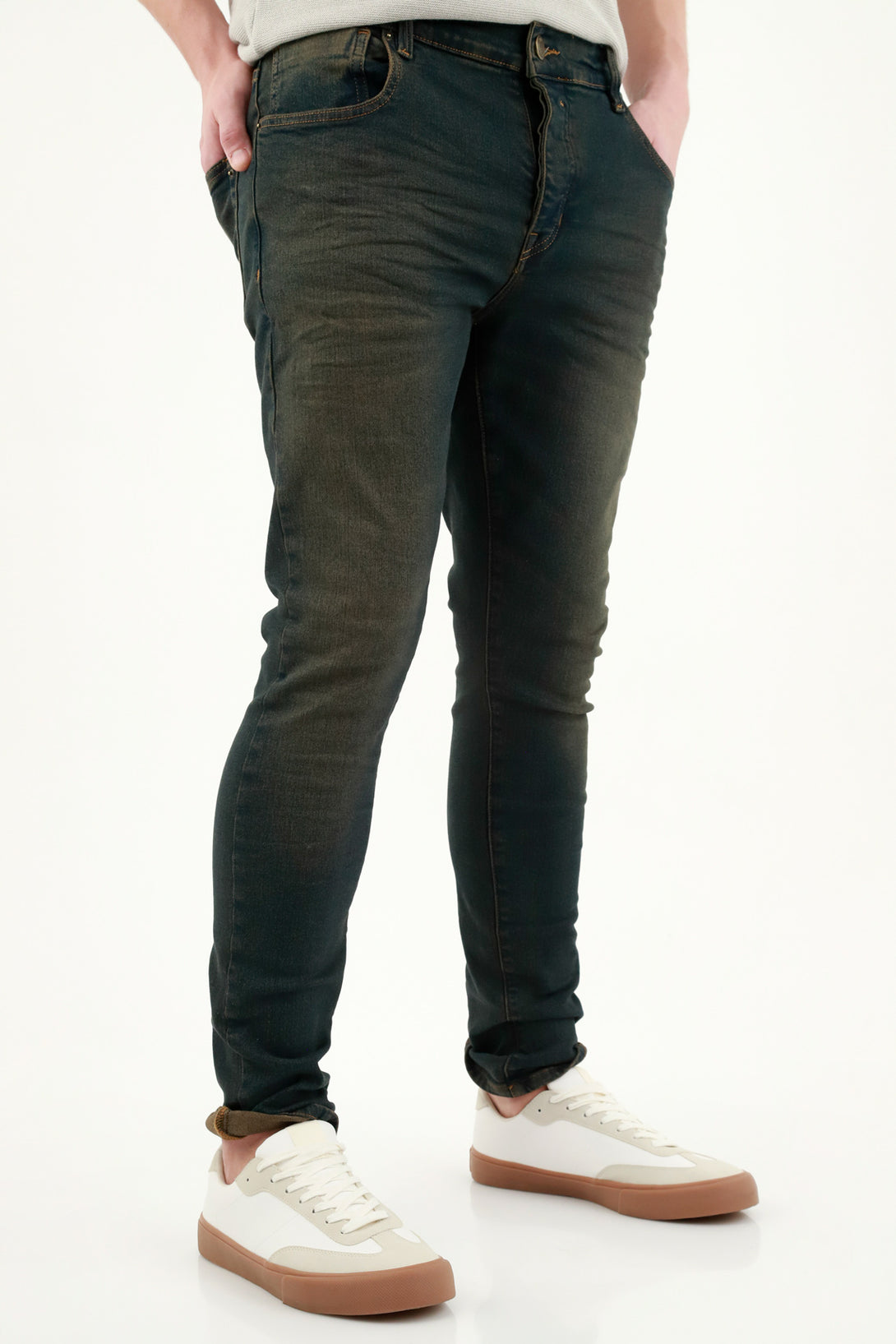 Men's Highlighted Blue Jeans