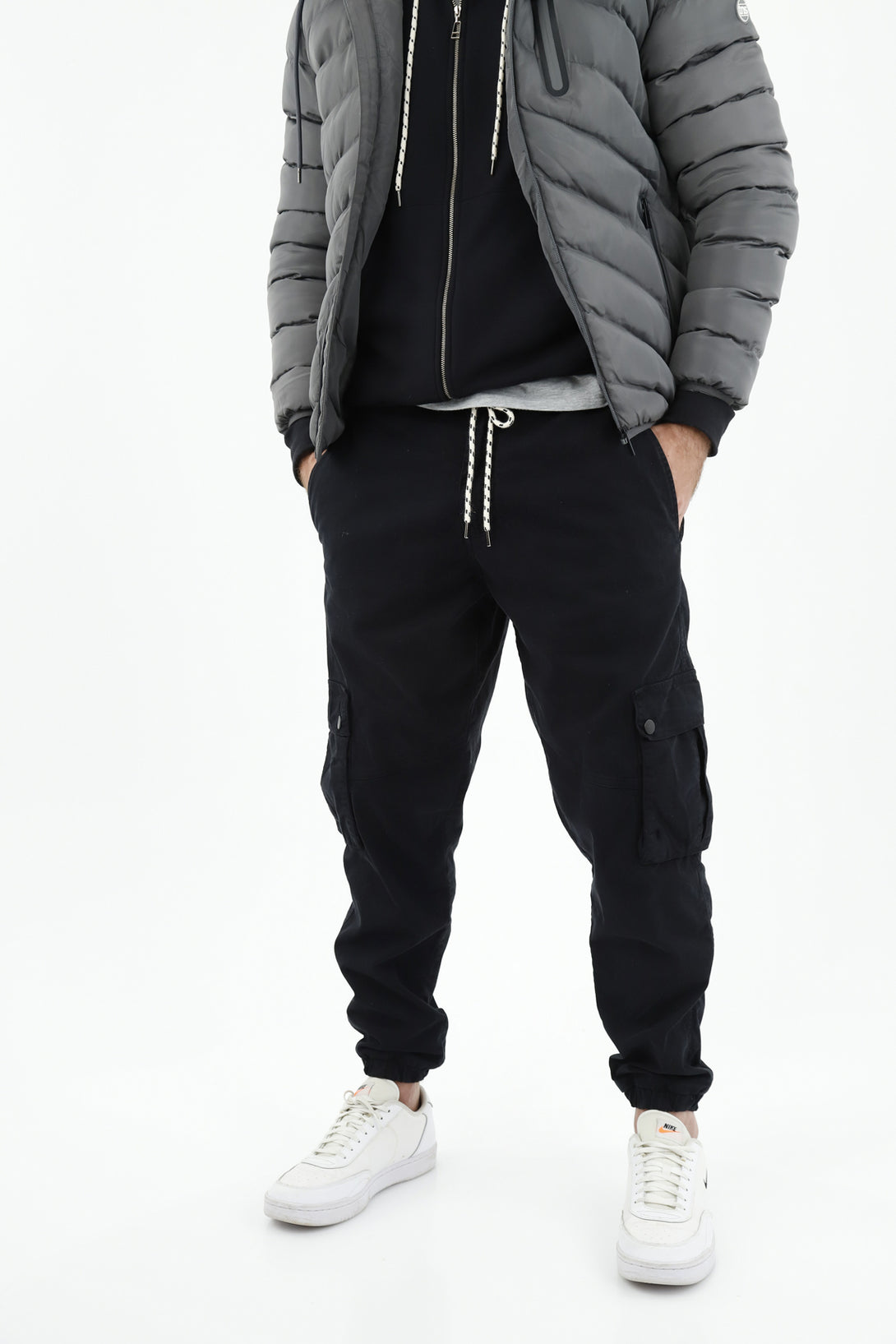 Men's Black Cargo Pants