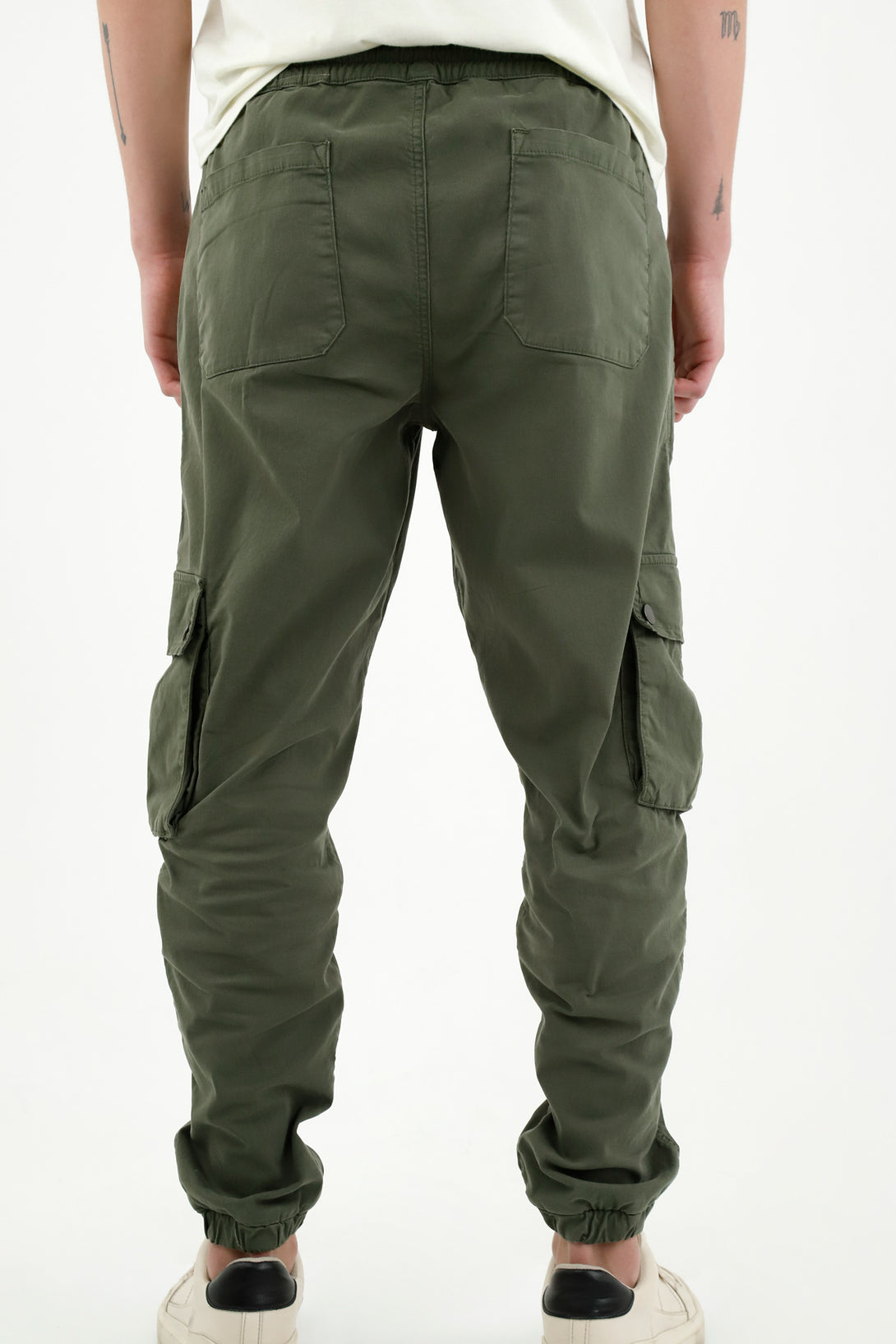 Pantalón cargo verde para hombre