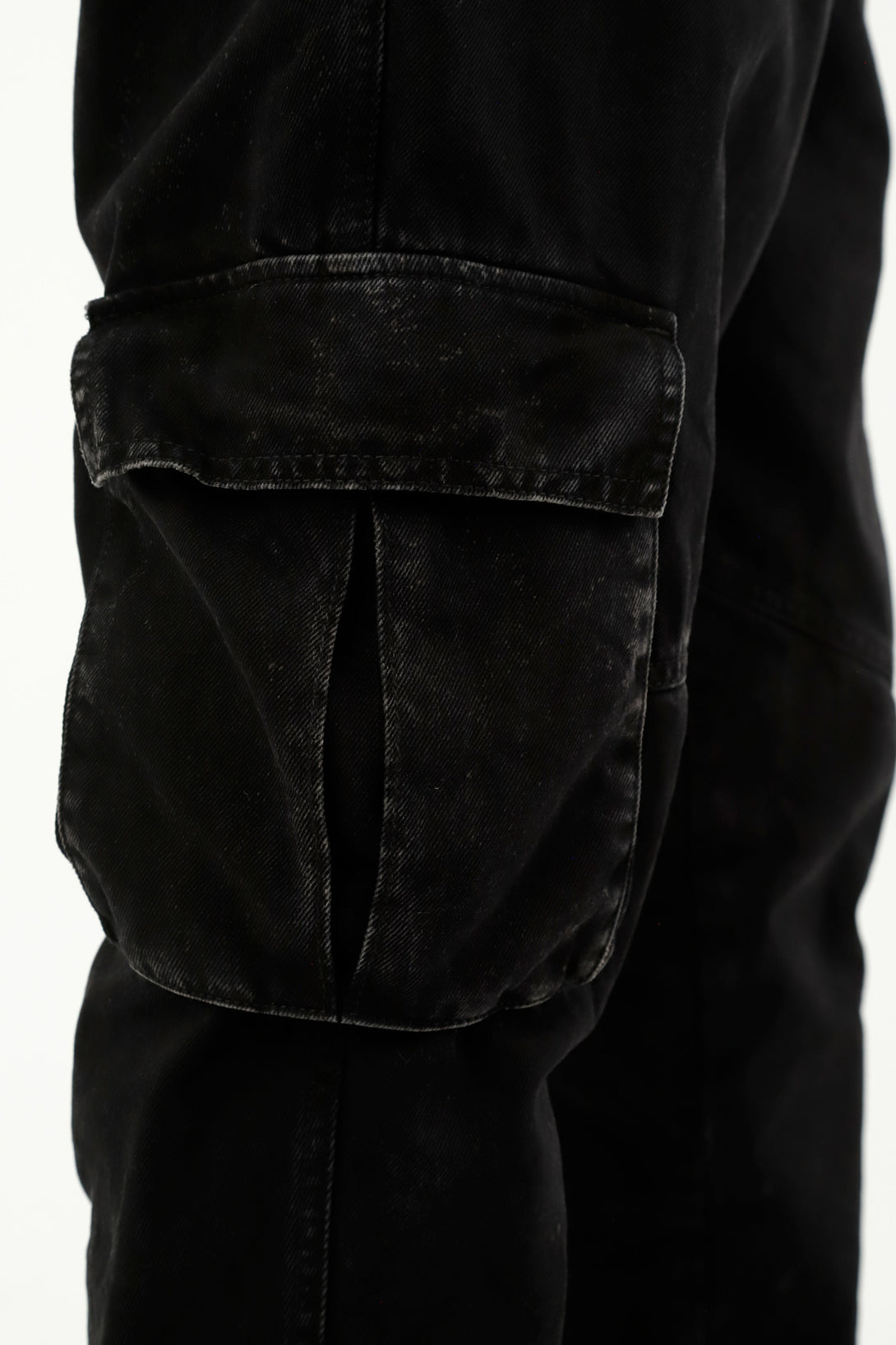 Men's Overdye Black Pants