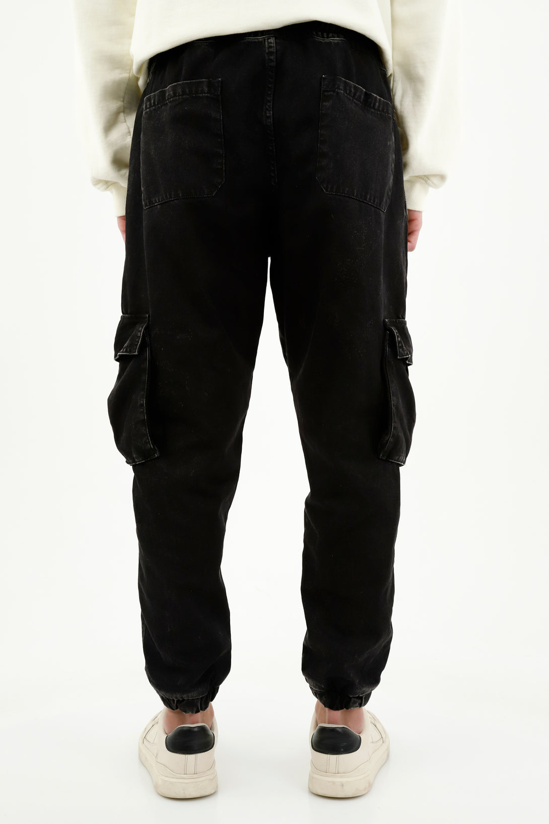 Men's Overdye Black Pants