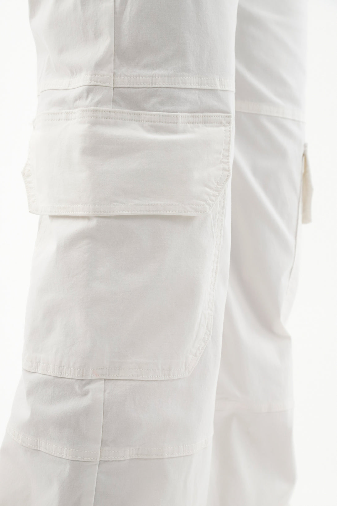 Women's Off-White Cargo Pants