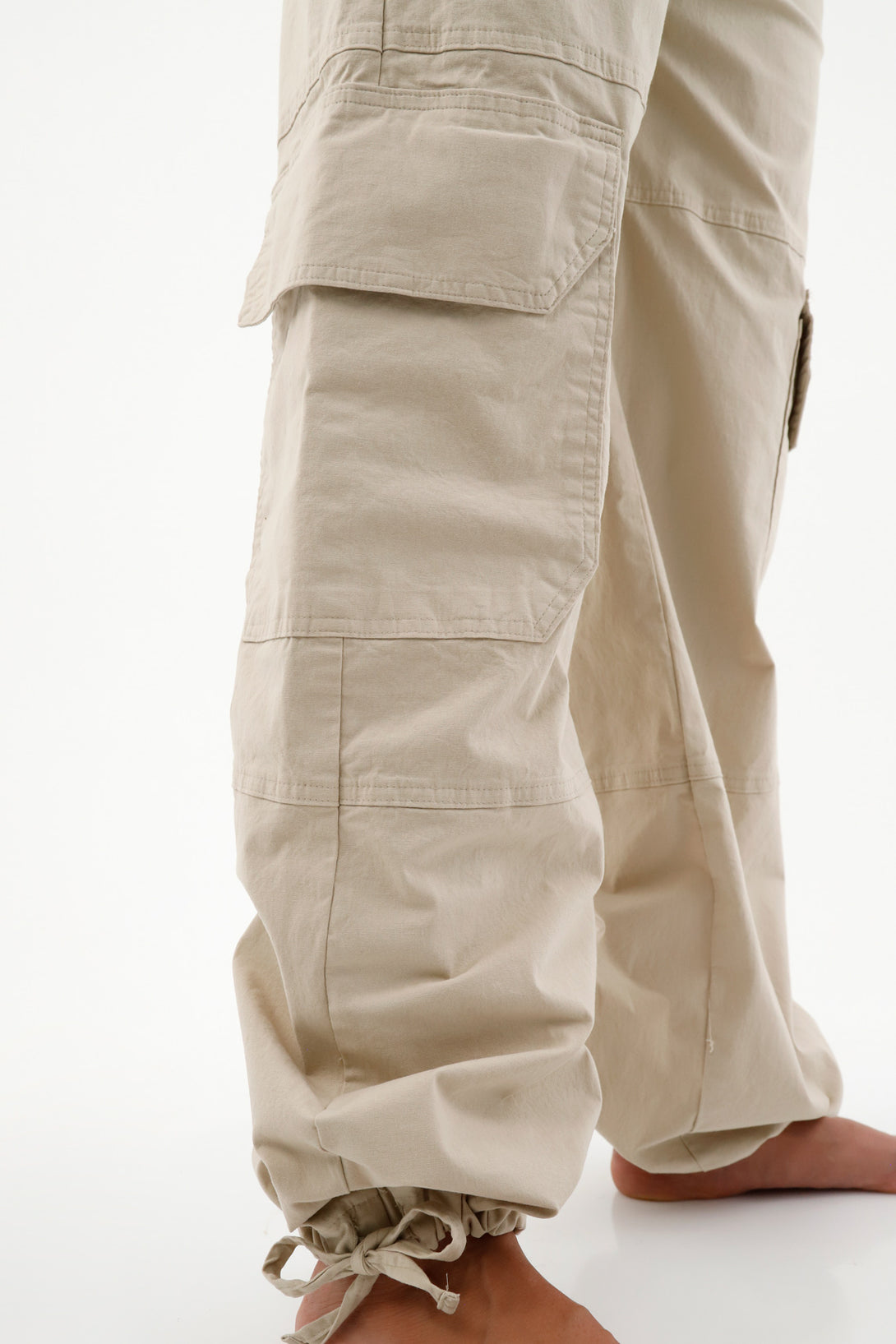 Women's Gray Cargo Pants