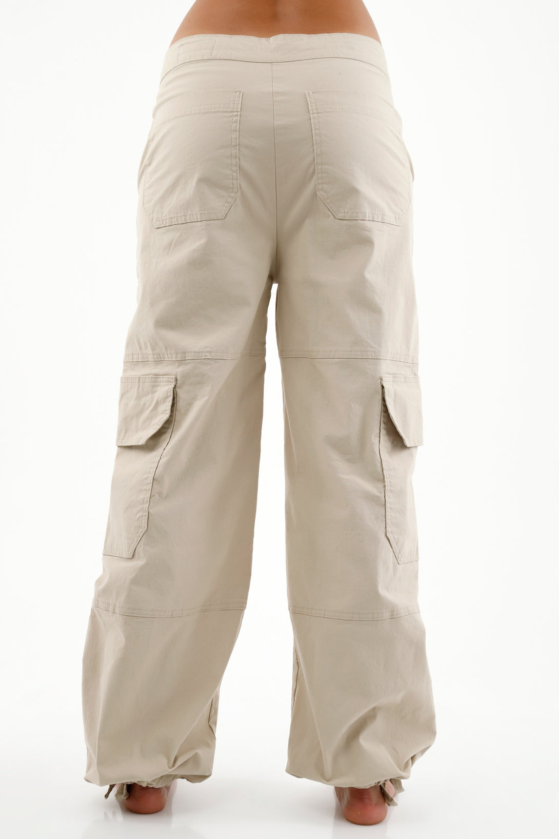 Women's Gray Cargo Pants